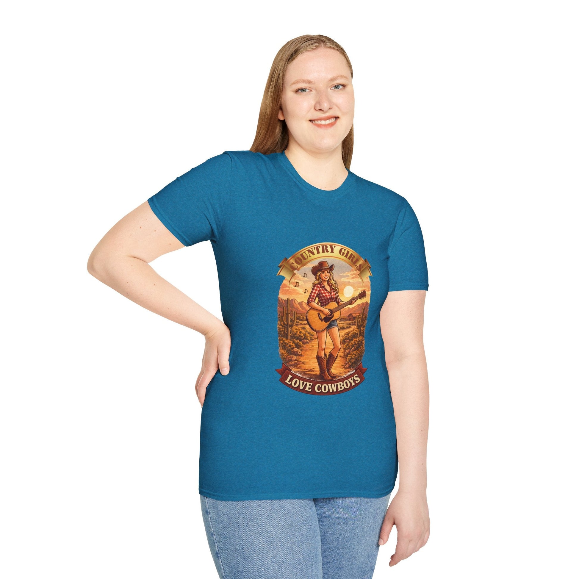 Country Girls Love Cowboys T-Shirt - SJM Print Store