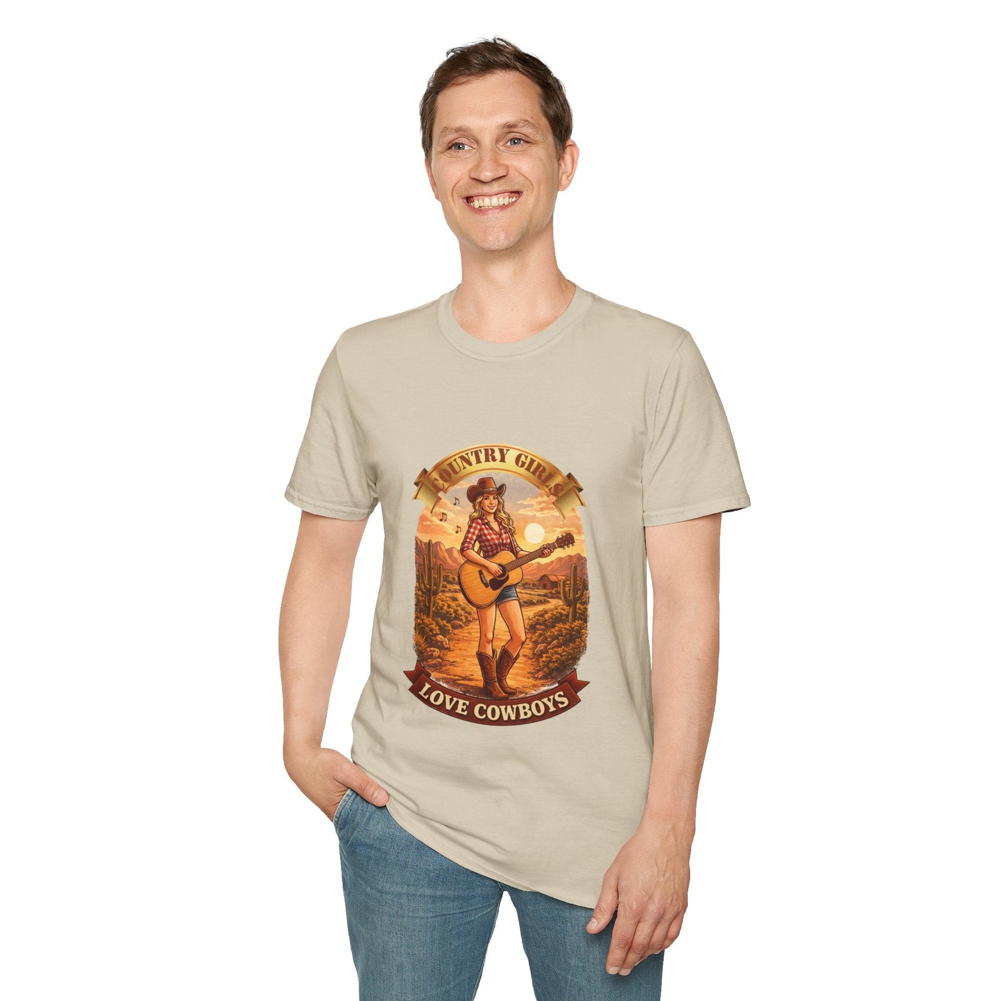 Country Girls Love Cowboys T-Shirt - SJM Print Store