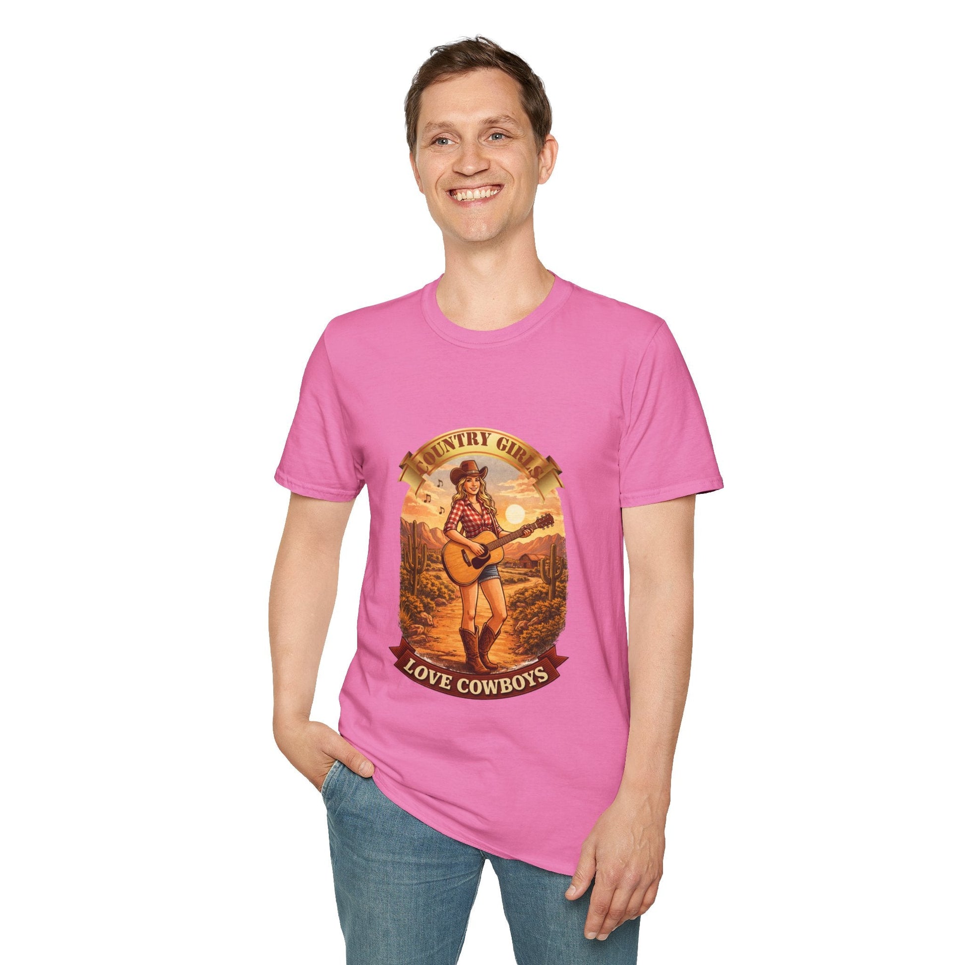 Country Girls Love Cowboys T-Shirt - SJM Print Store