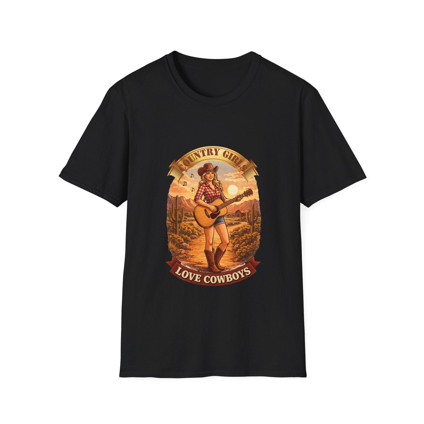 Country Girls Love Cowboys T-Shirt - SJM Print Store