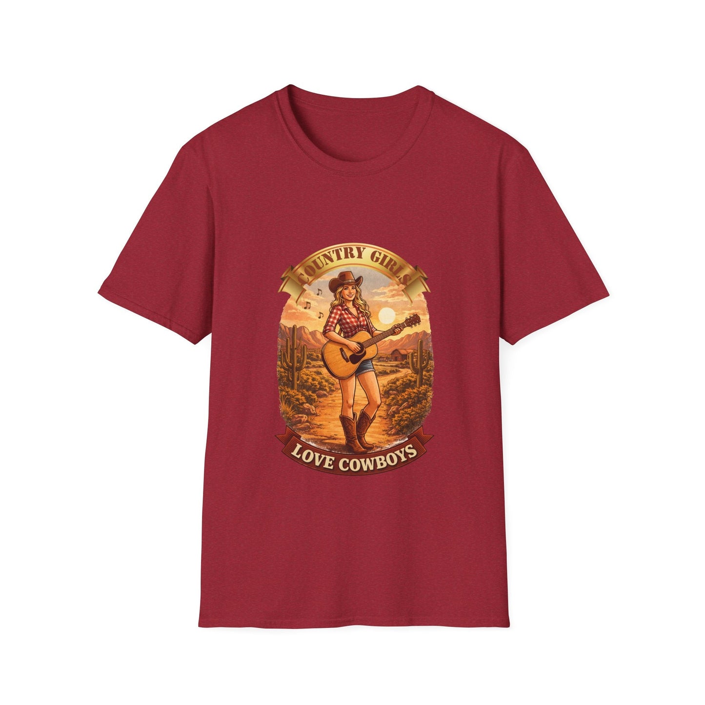 Country Girls Love Cowboys T-Shirt - SJM Print Store