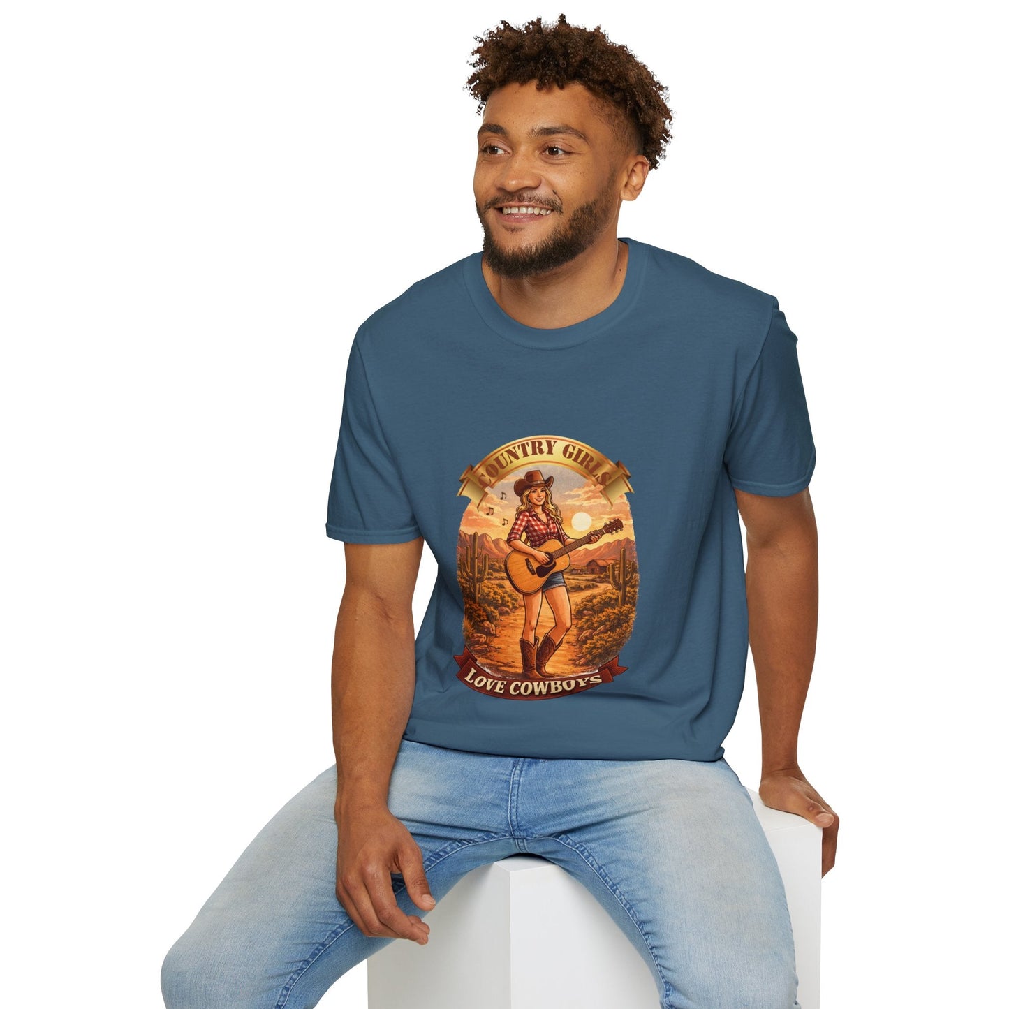 Country Girls Love Cowboys T-Shirt - SJM Print Store