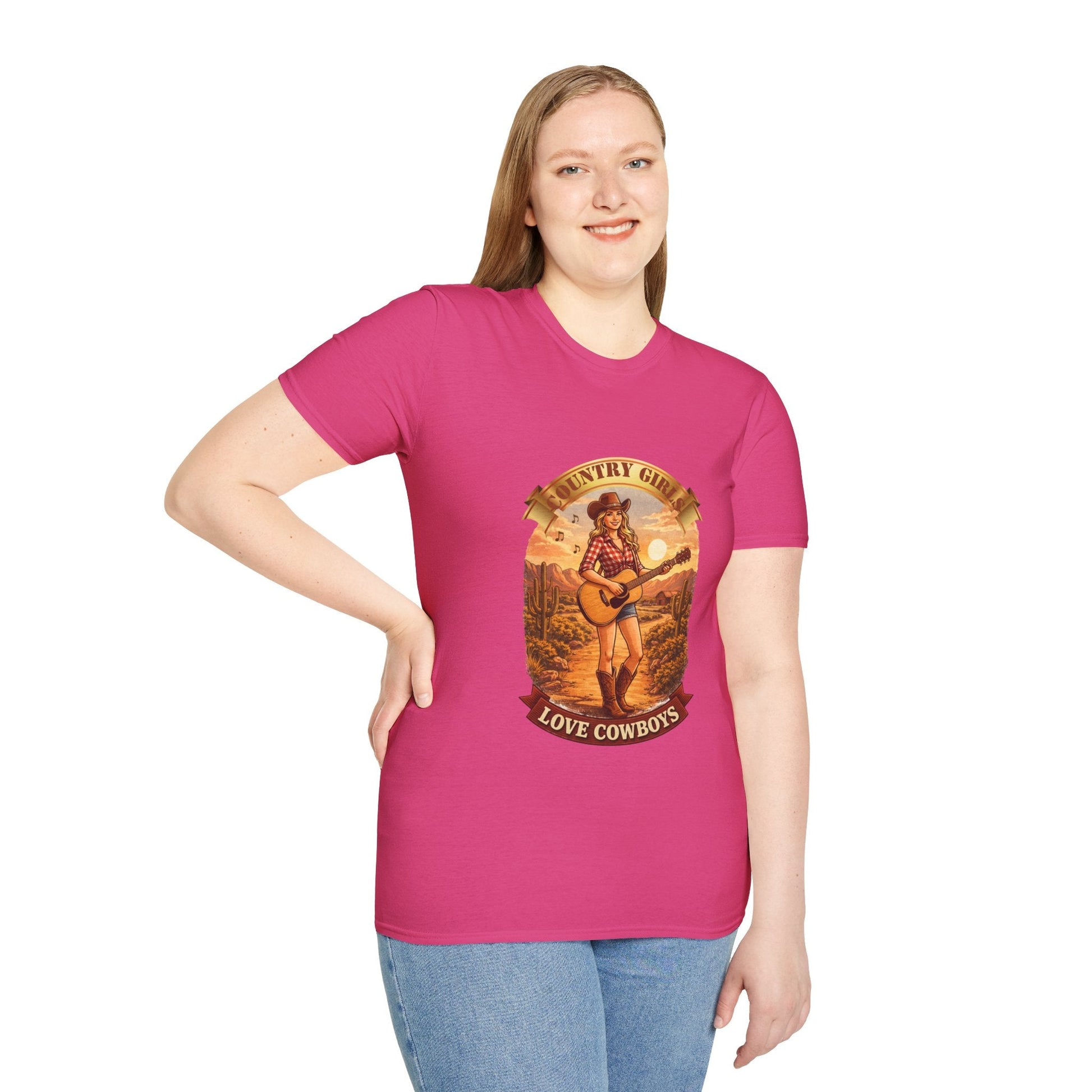 Country Girls Love Cowboys T-Shirt - SJM Print Store