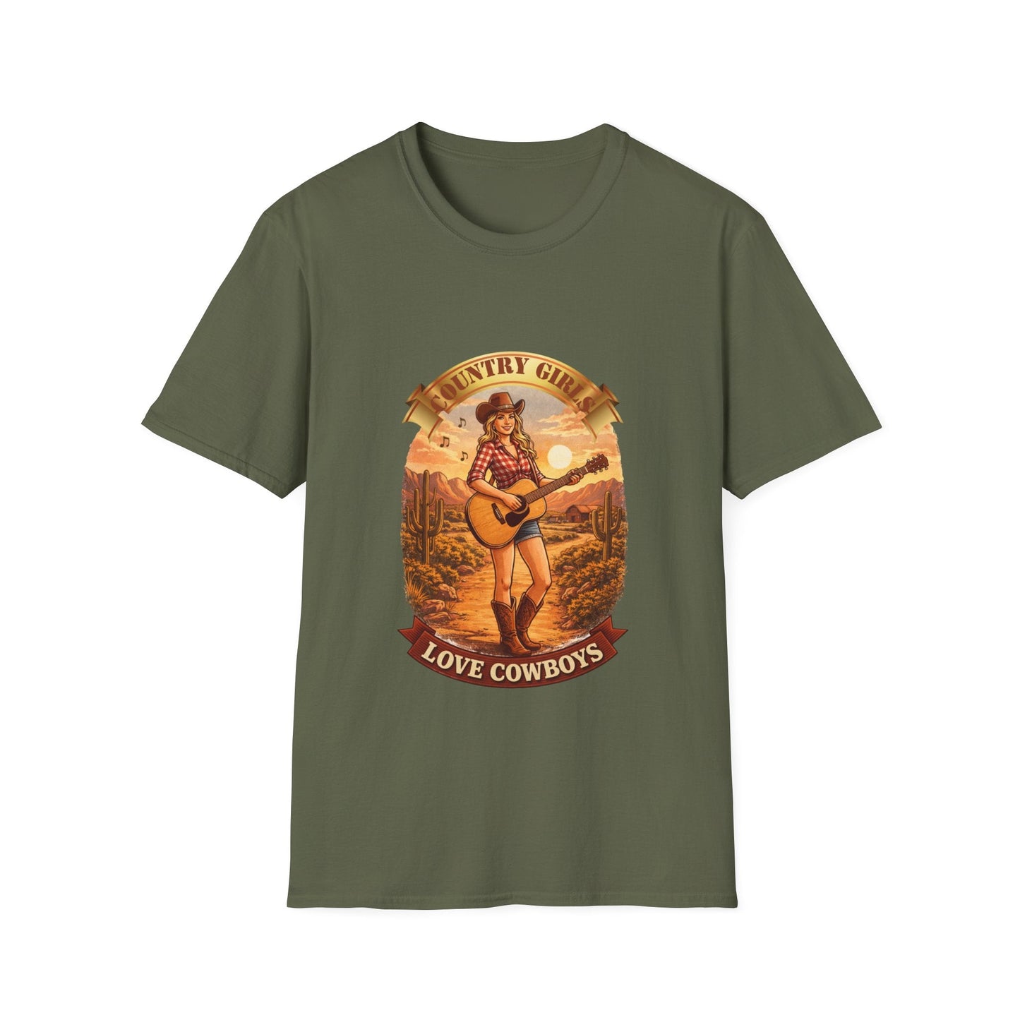 Country Girls Love Cowboys T-Shirt - SJM Print Store