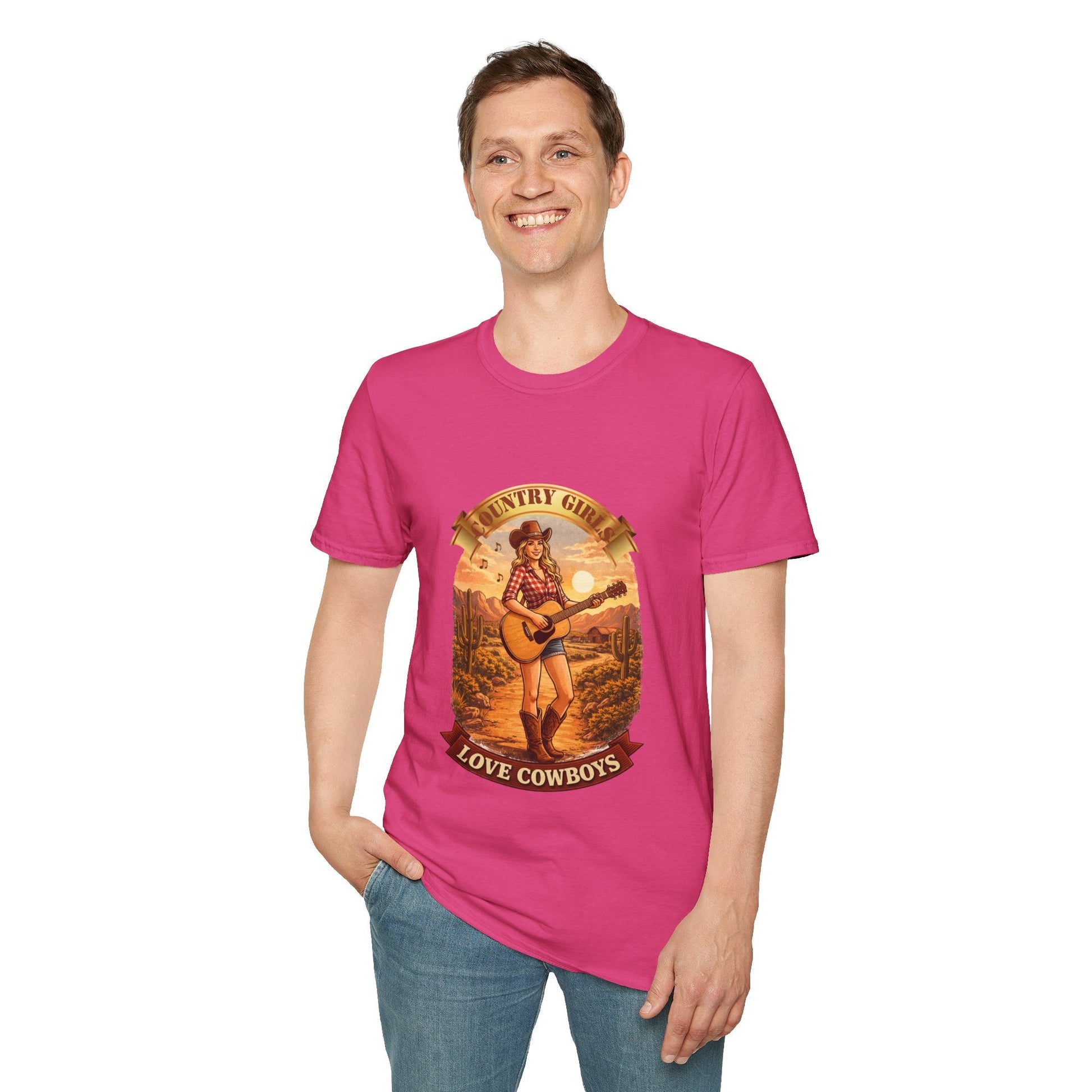 Country Girls Love Cowboys T-Shirt - SJM Print Store