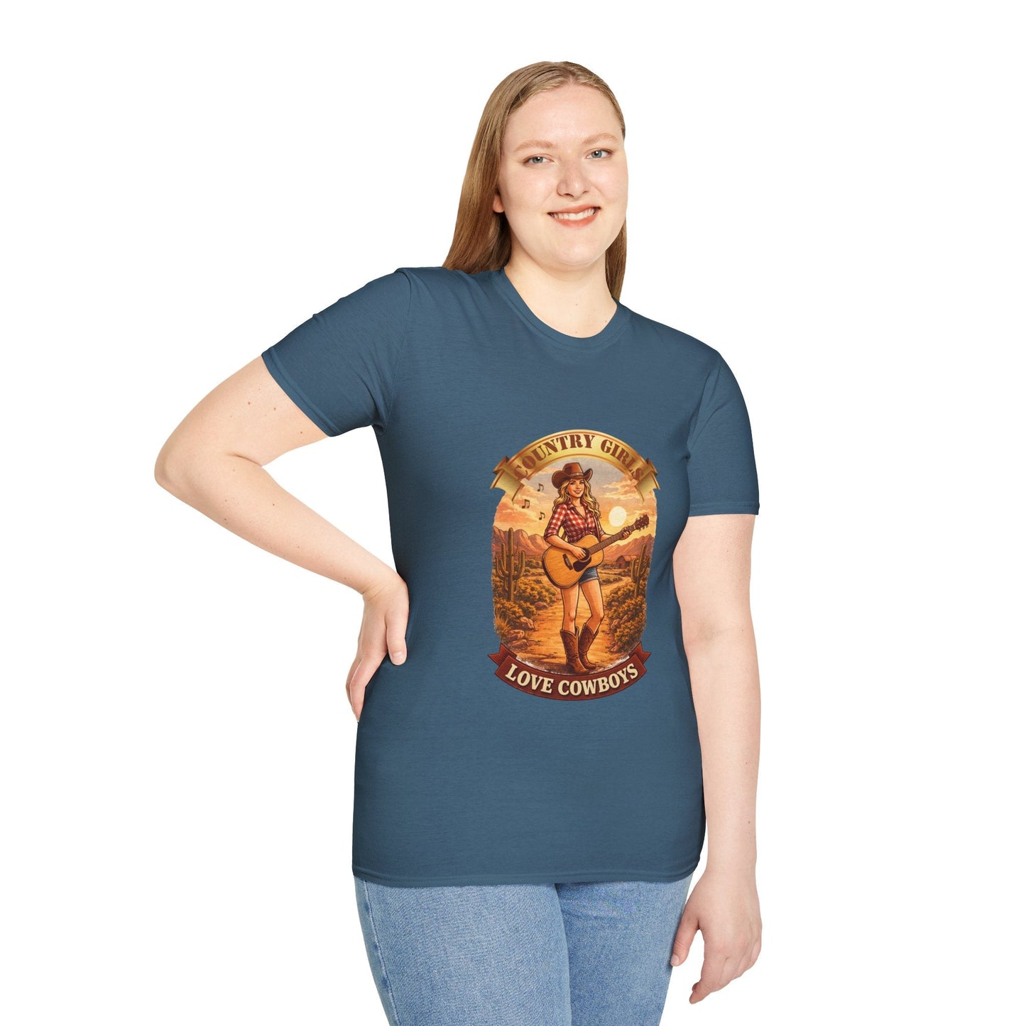 Country Girls Love Cowboys T-Shirt - SJM Print Store