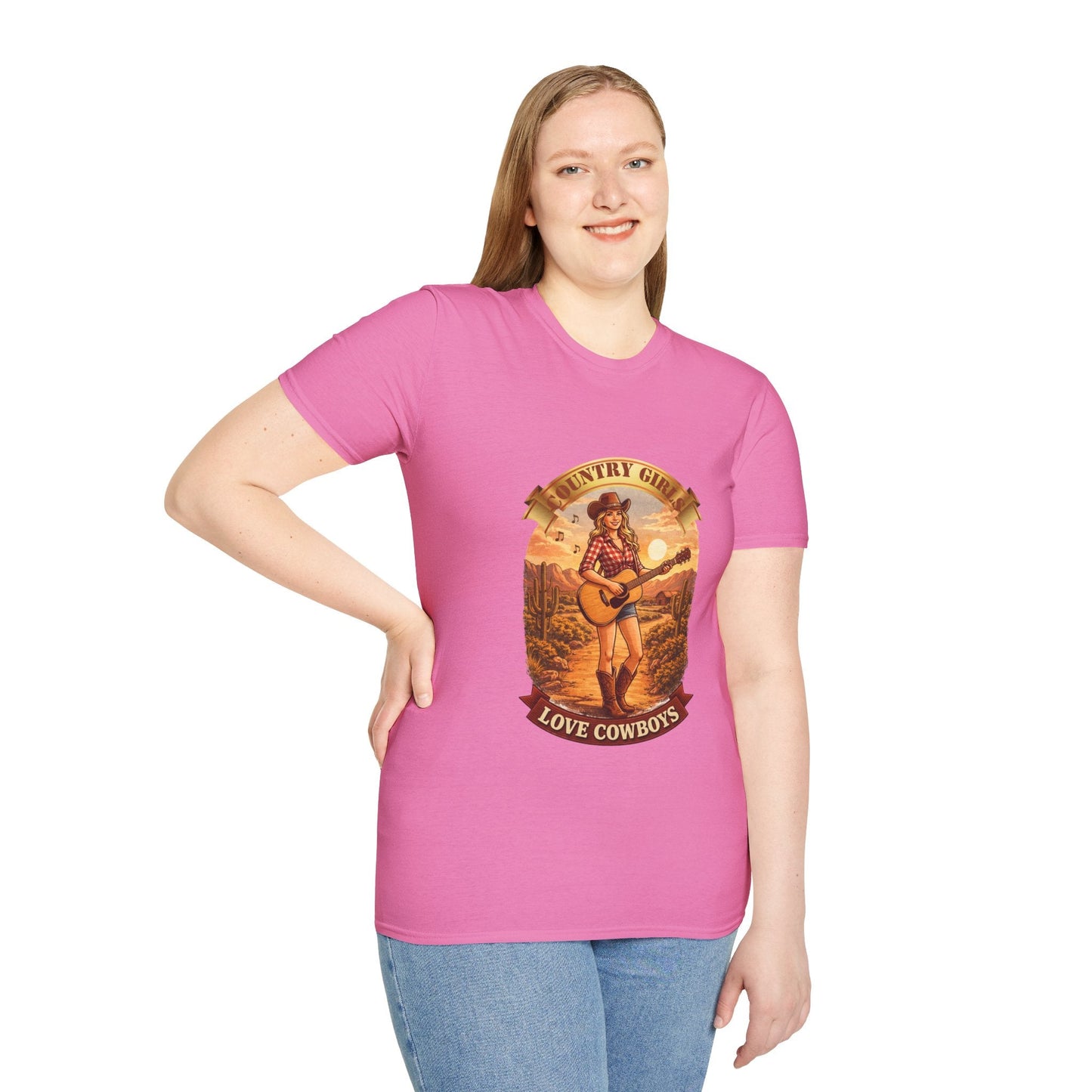 Country Girls Love Cowboys T-Shirt - SJM Print Store