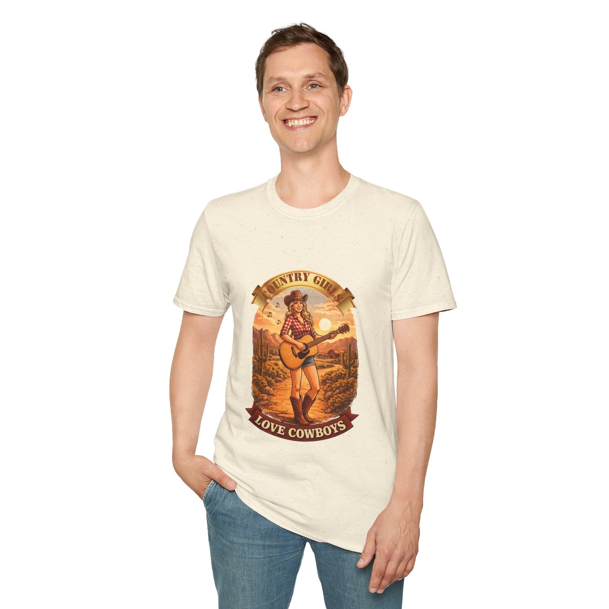 Country Girls Love Cowboys T-Shirt - SJM Print Store
