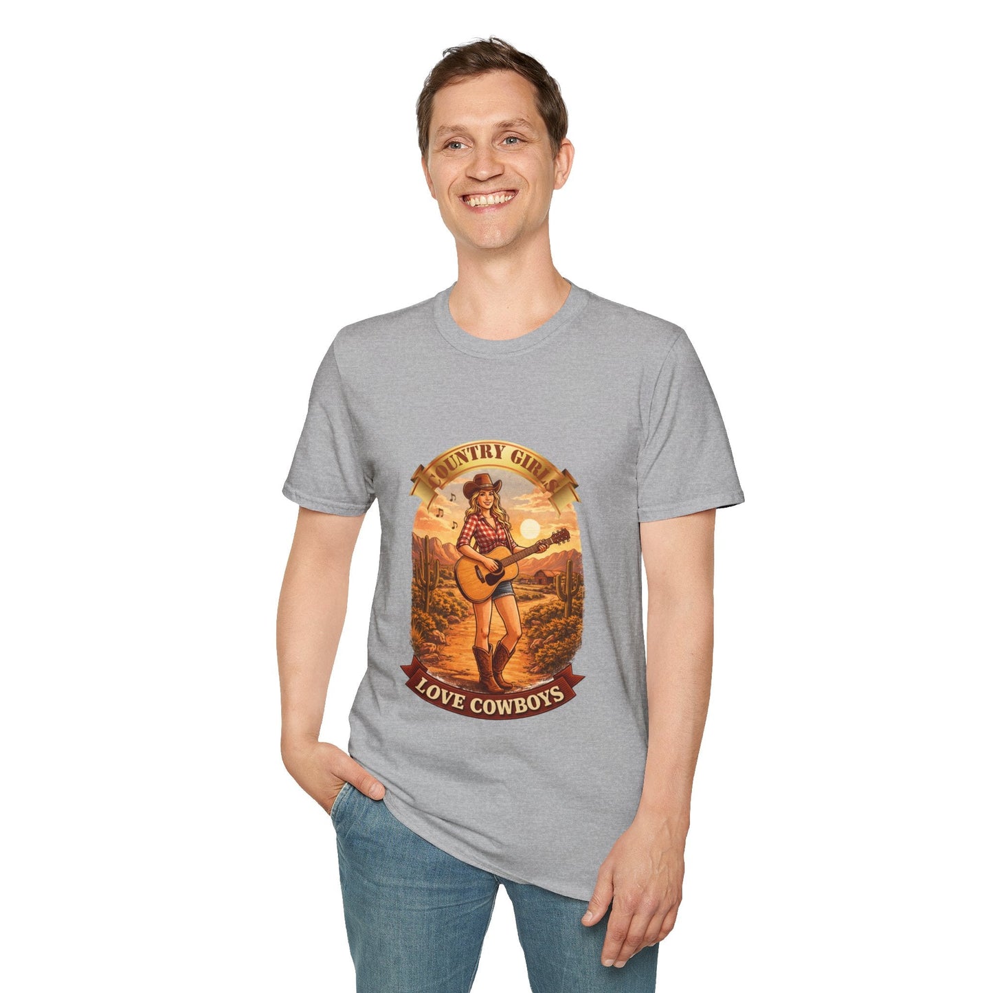 Country Girls Love Cowboys T-Shirt - SJM Print Store