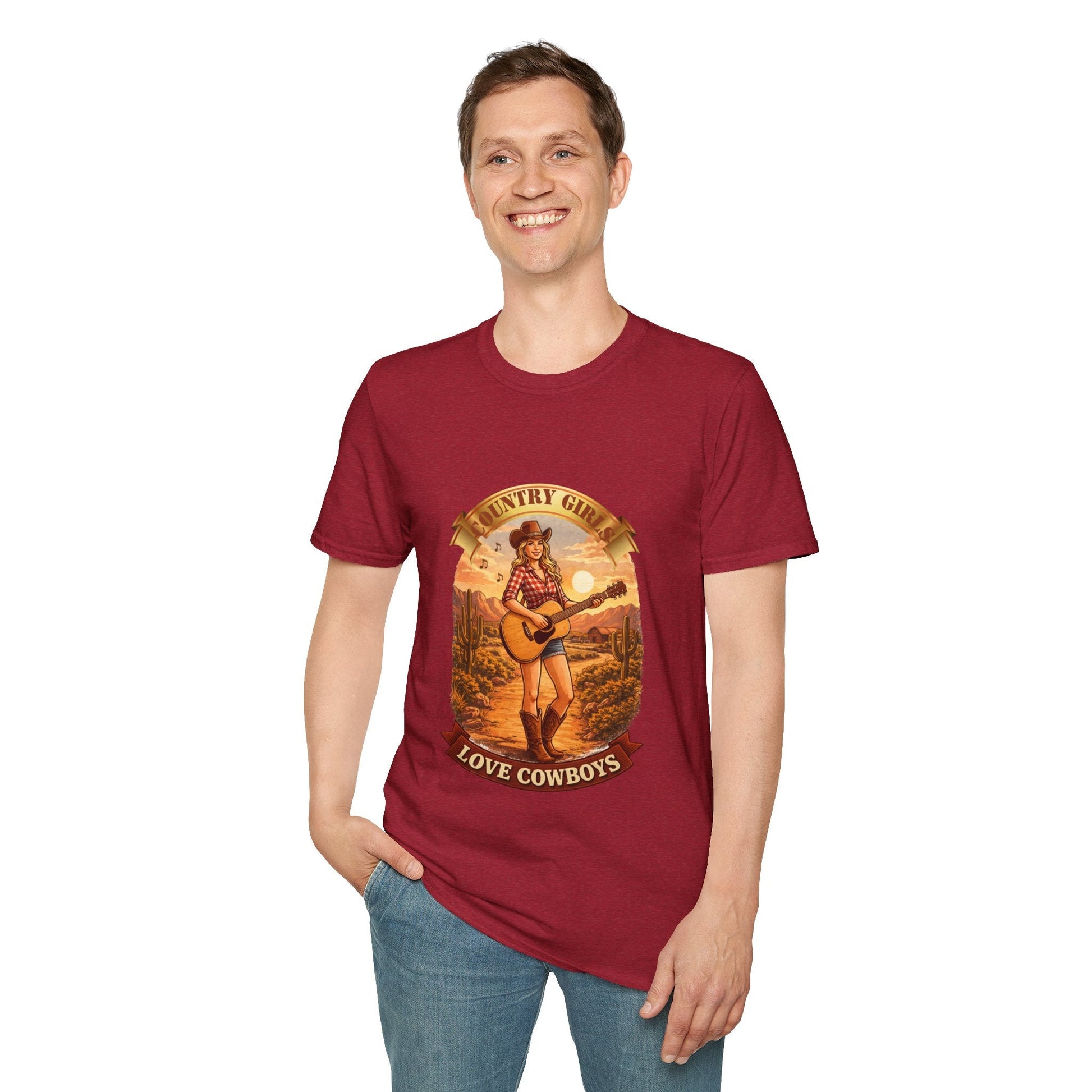 Country Girls Love Cowboys T-Shirt - SJM Print Store