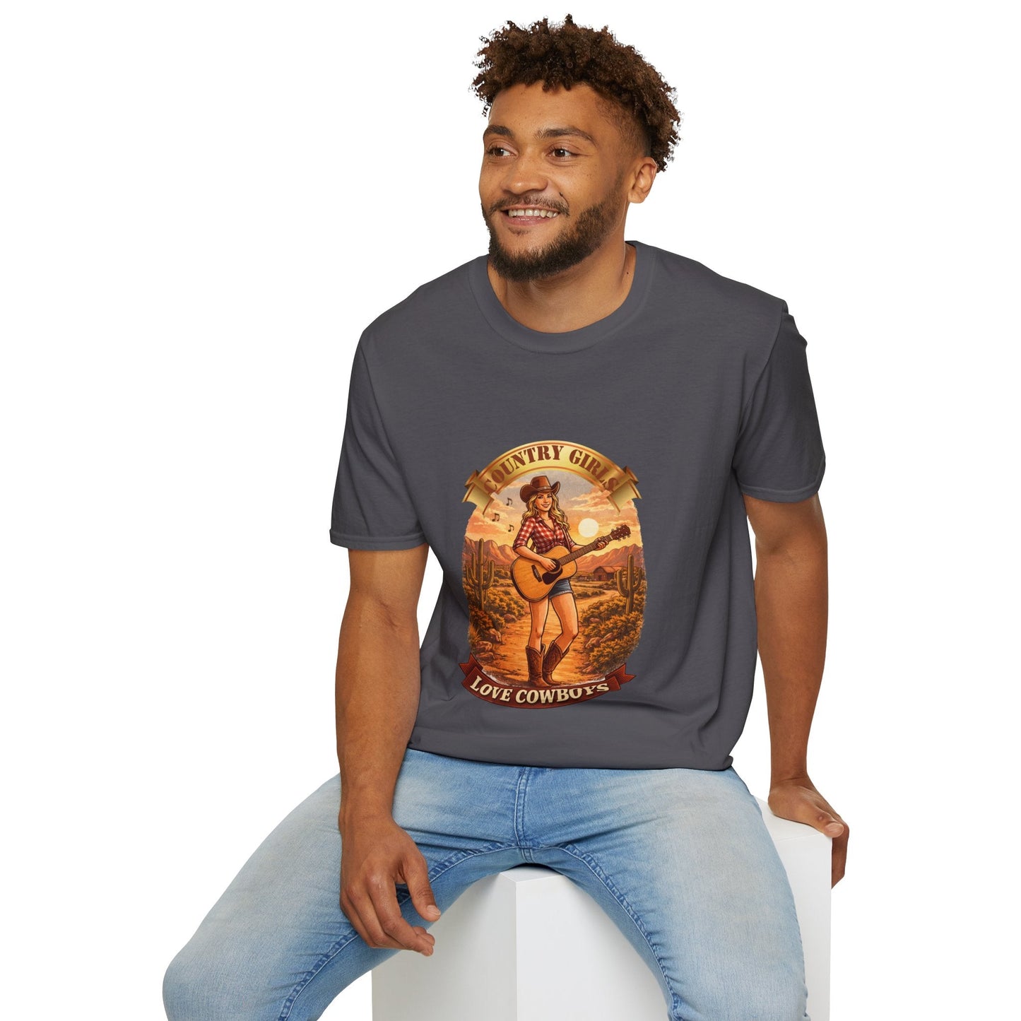 Country Girls Love Cowboys T-Shirt - SJM Print Store
