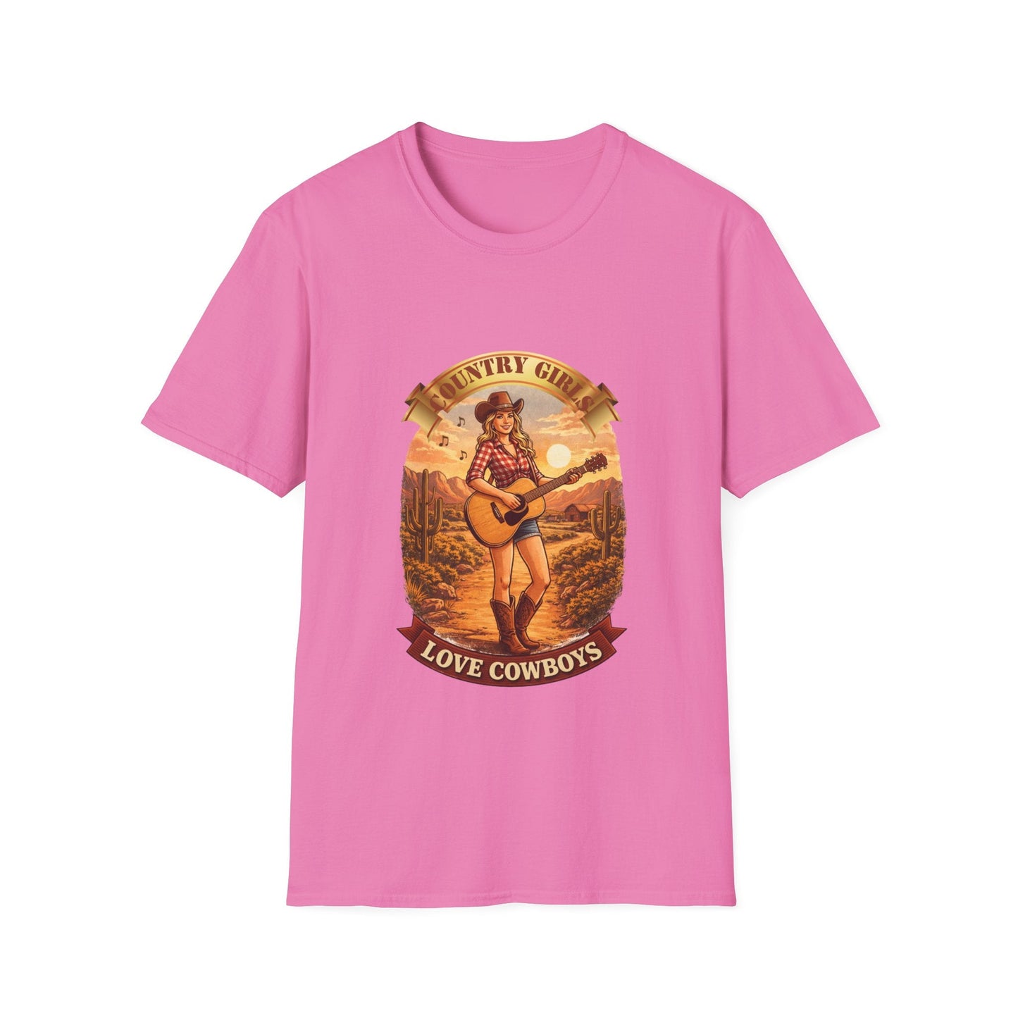 Country Girls Love Cowboys T-Shirt - SJM Print Store