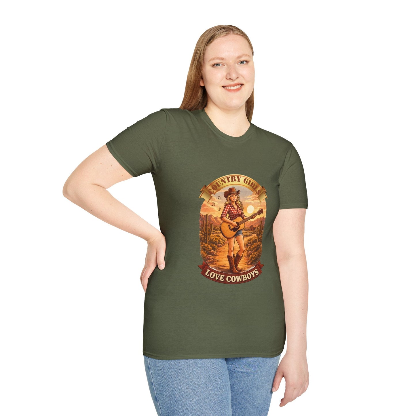 Country Girls Love Cowboys T-Shirt - SJM Print Store