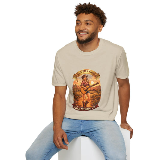 Country Girls Love Cowboys T-Shirt - SJM Print Store
