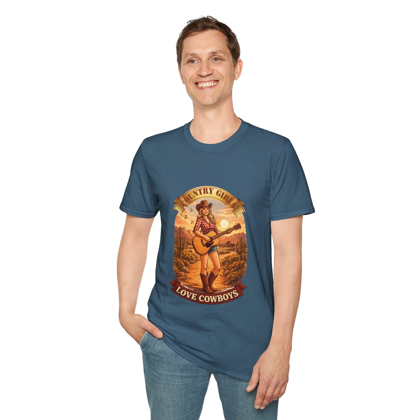 Country Girls Love Cowboys T-Shirt - SJM Print Store