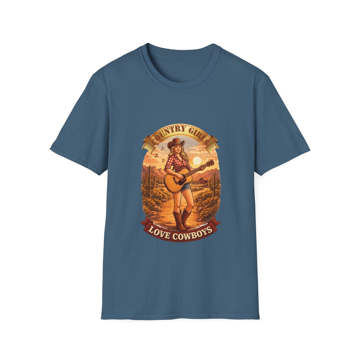 Country Girls Love Cowboys T-Shirt - SJM Print Store