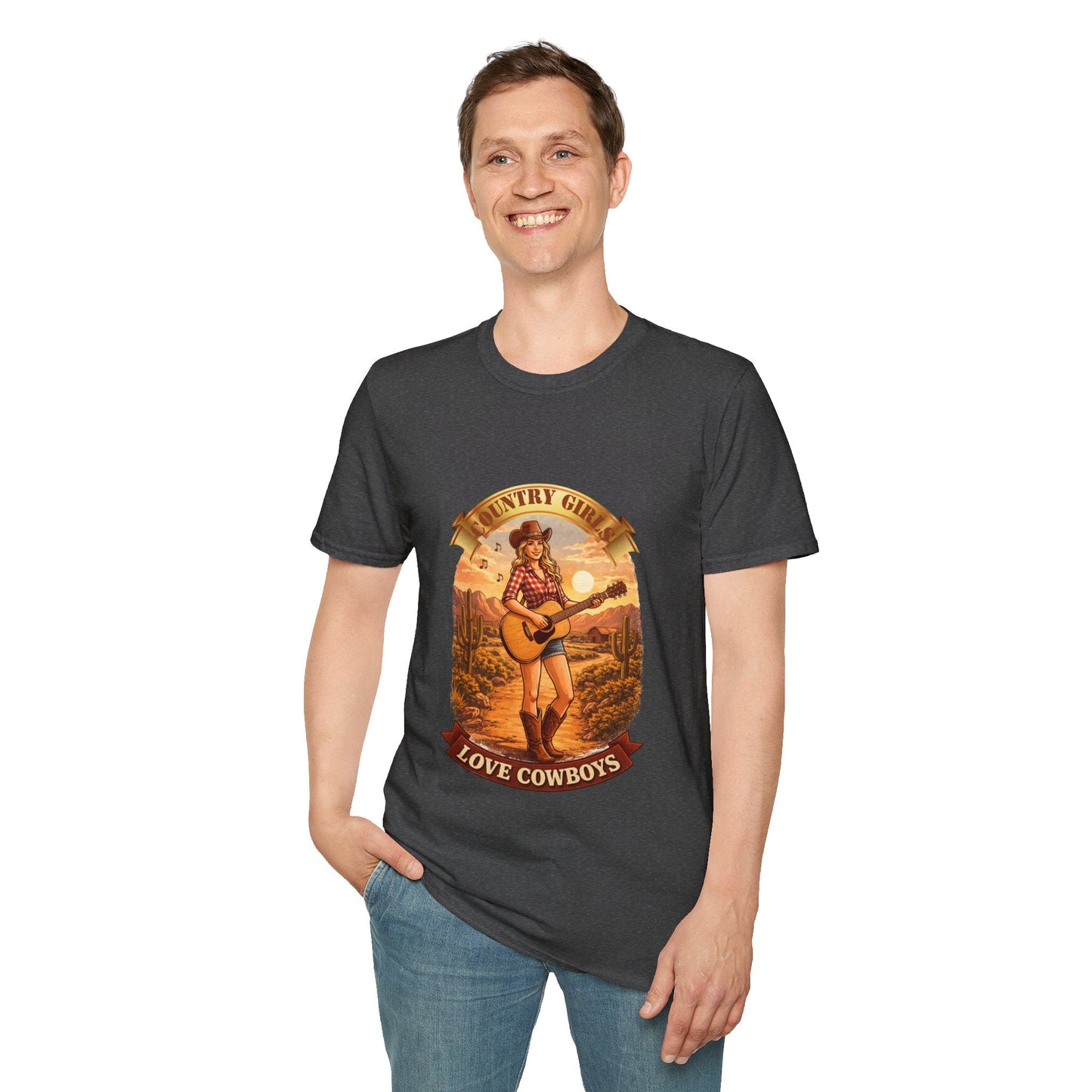 Country Girls Love Cowboys T-Shirt - SJM Print Store