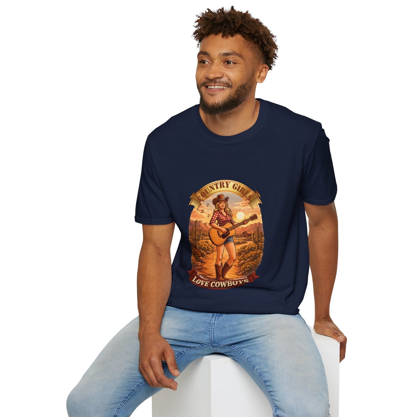 Country Girls Love Cowboys T-Shirt - SJM Print Store