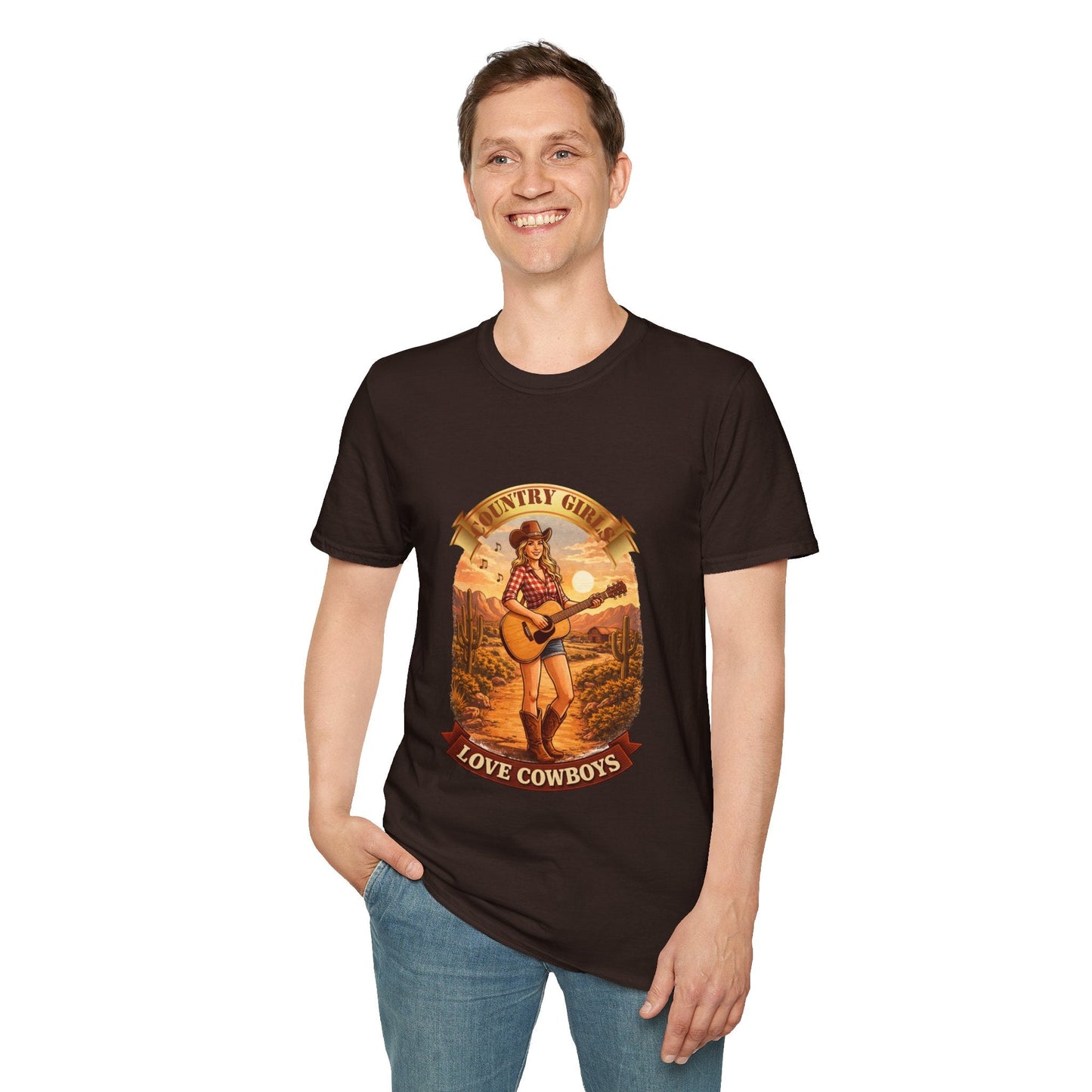 Country Girls Love Cowboys T-Shirt - SJM Print Store