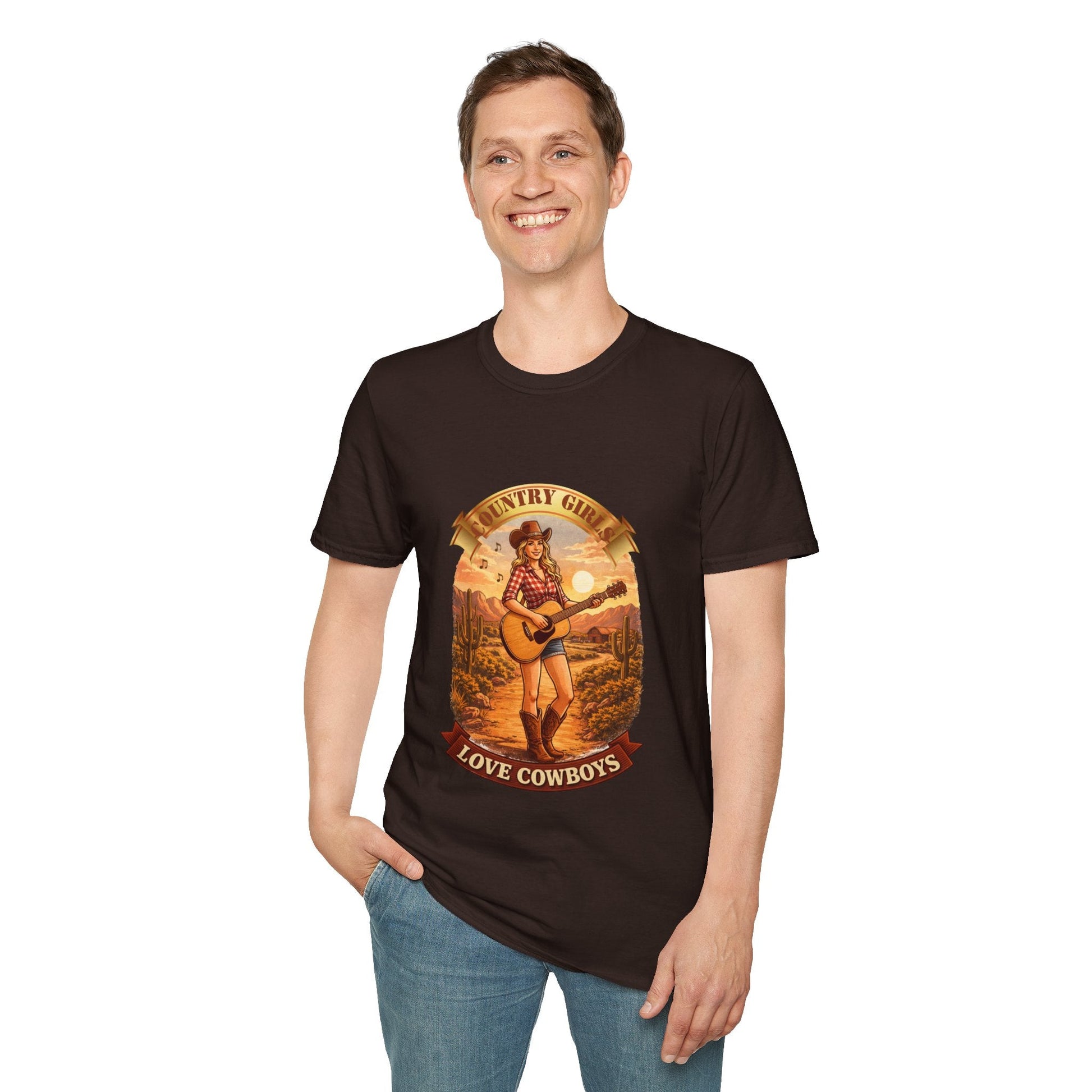 Country Girls Love Cowboys T-Shirt - SJM Print Store