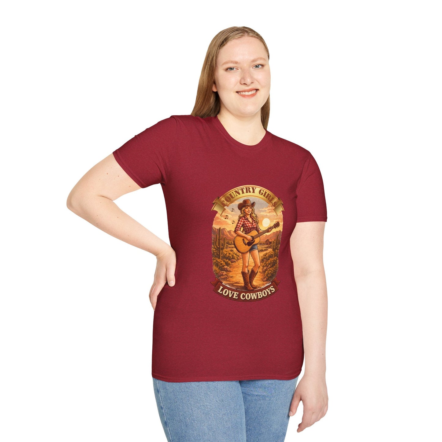 Country Girls Love Cowboys T-Shirt - SJM Print Store