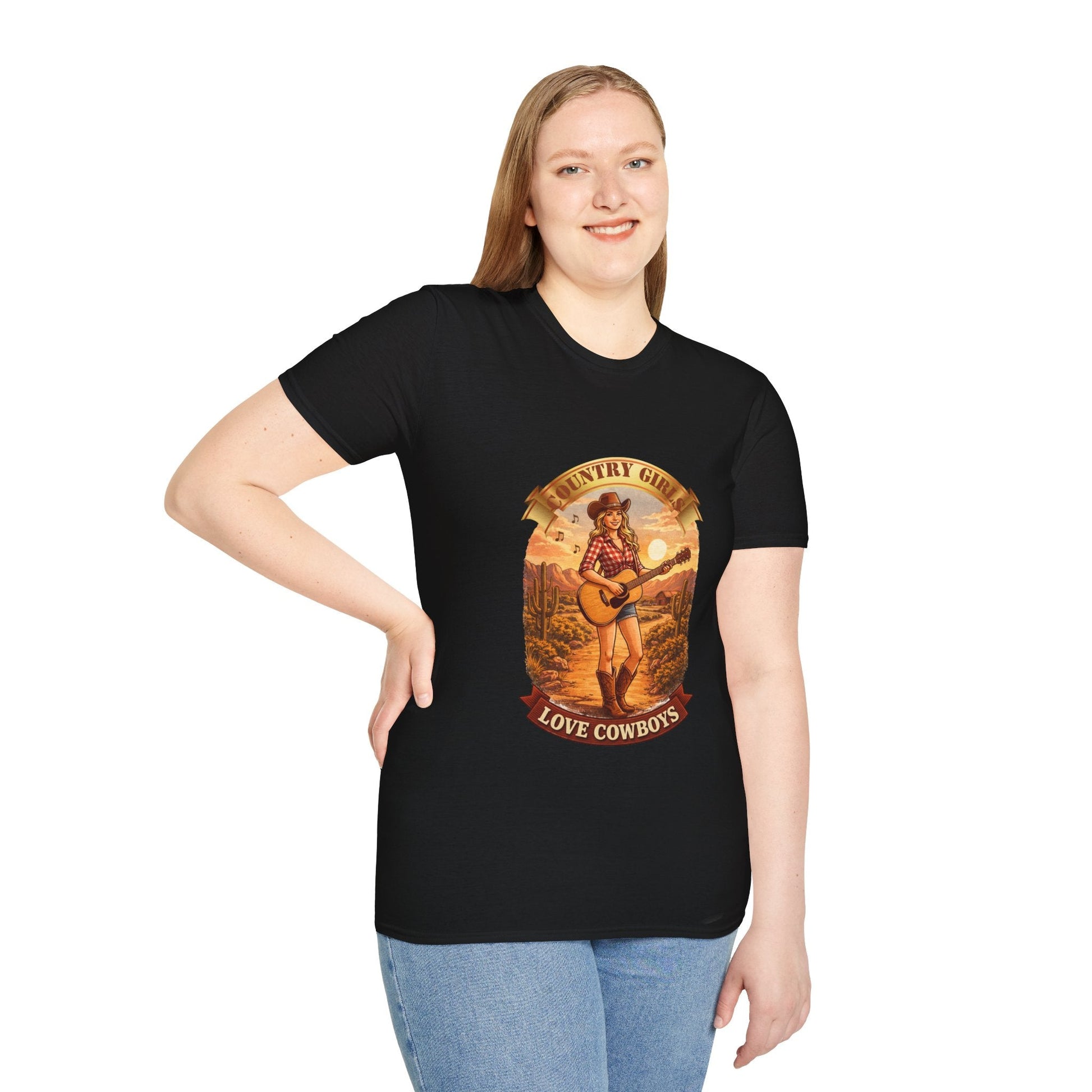 Country Girls Love Cowboys T-Shirt - SJM Print Store
