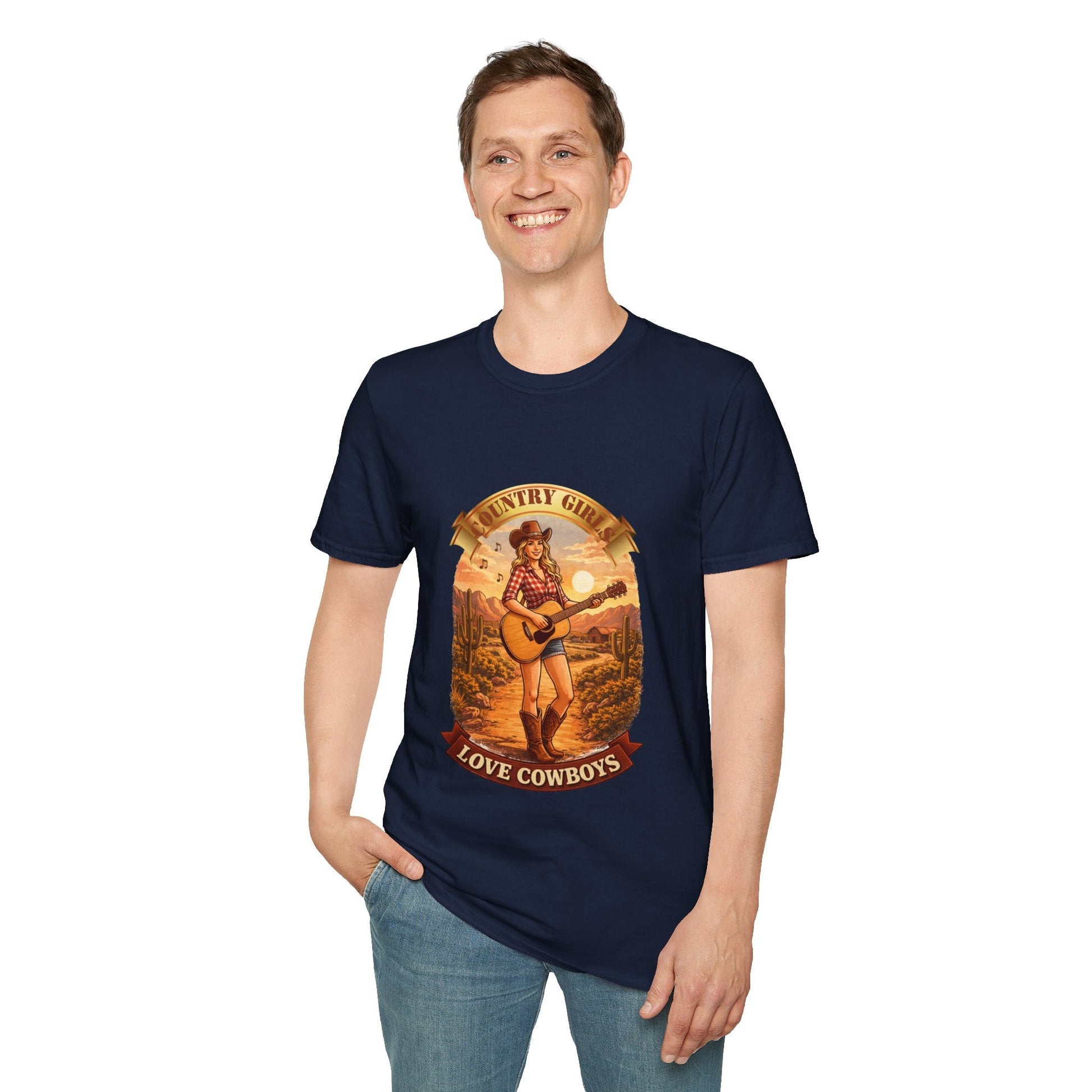 Country Girls Love Cowboys T-Shirt - SJM Print Store