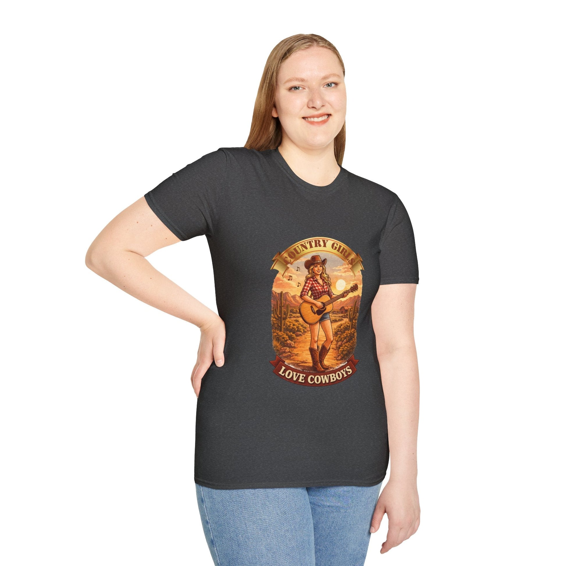 Country Girls Love Cowboys T-Shirt - SJM Print Store