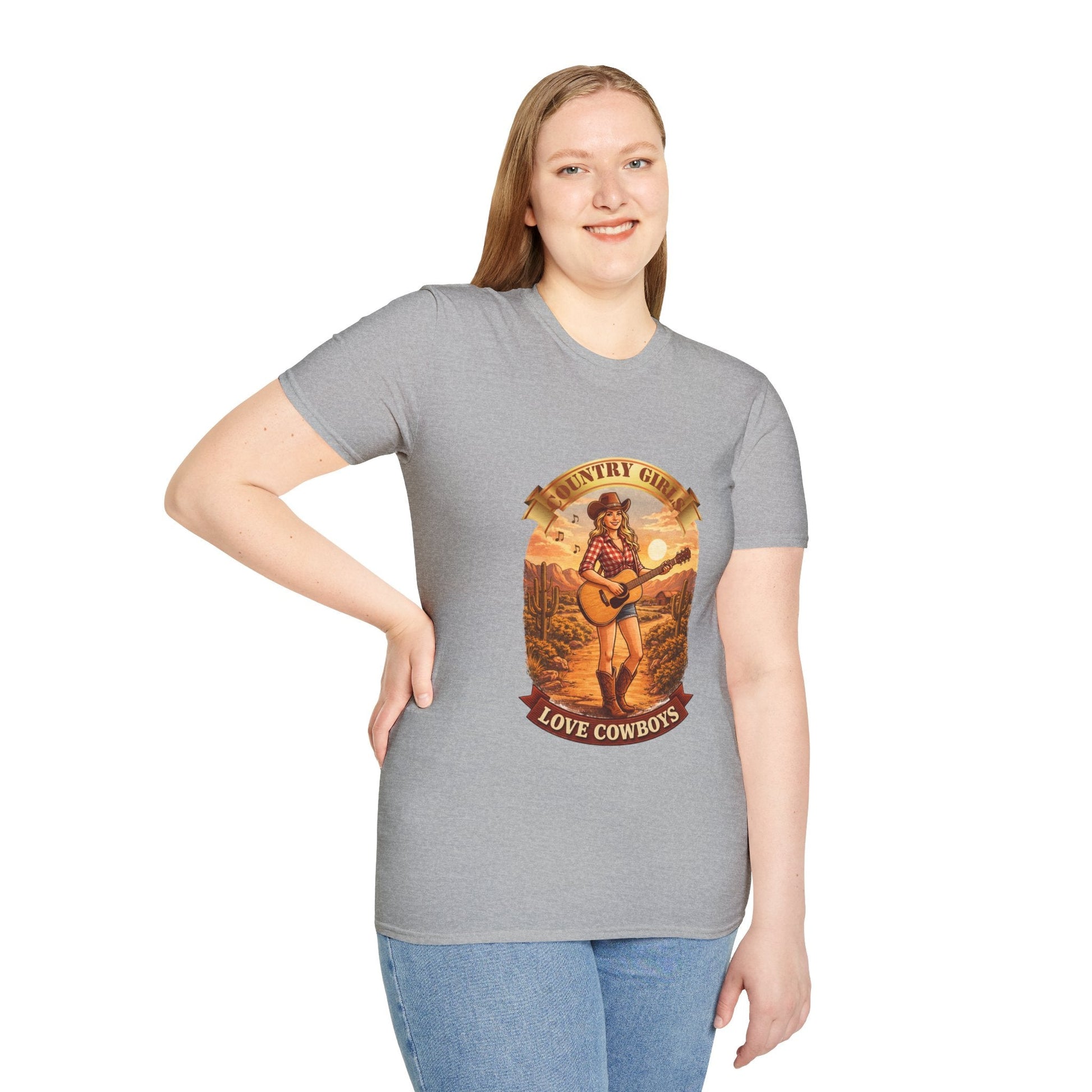 Country Girls Love Cowboys T-Shirt - SJM Print Store