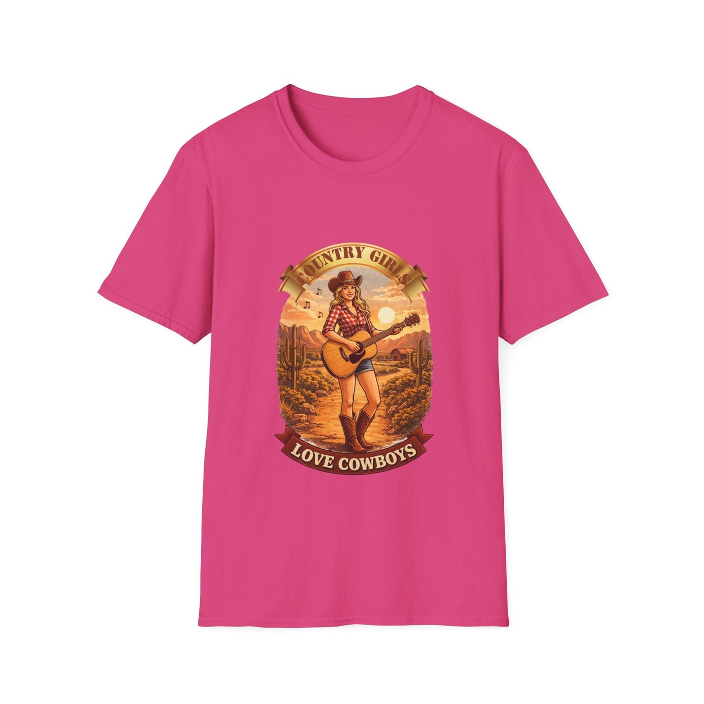 Country Girls Love Cowboys T-Shirt - SJM Print Store