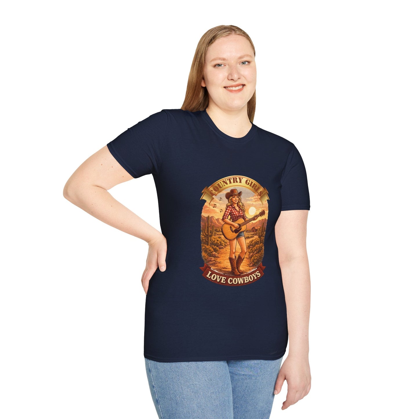 Country Girls Love Cowboys T-Shirt - SJM Print Store