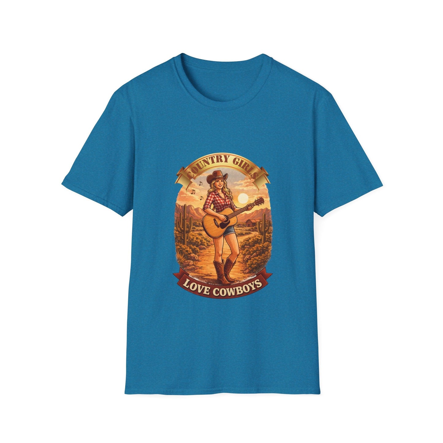 Country Girls Love Cowboys T-Shirt - SJM Print Store