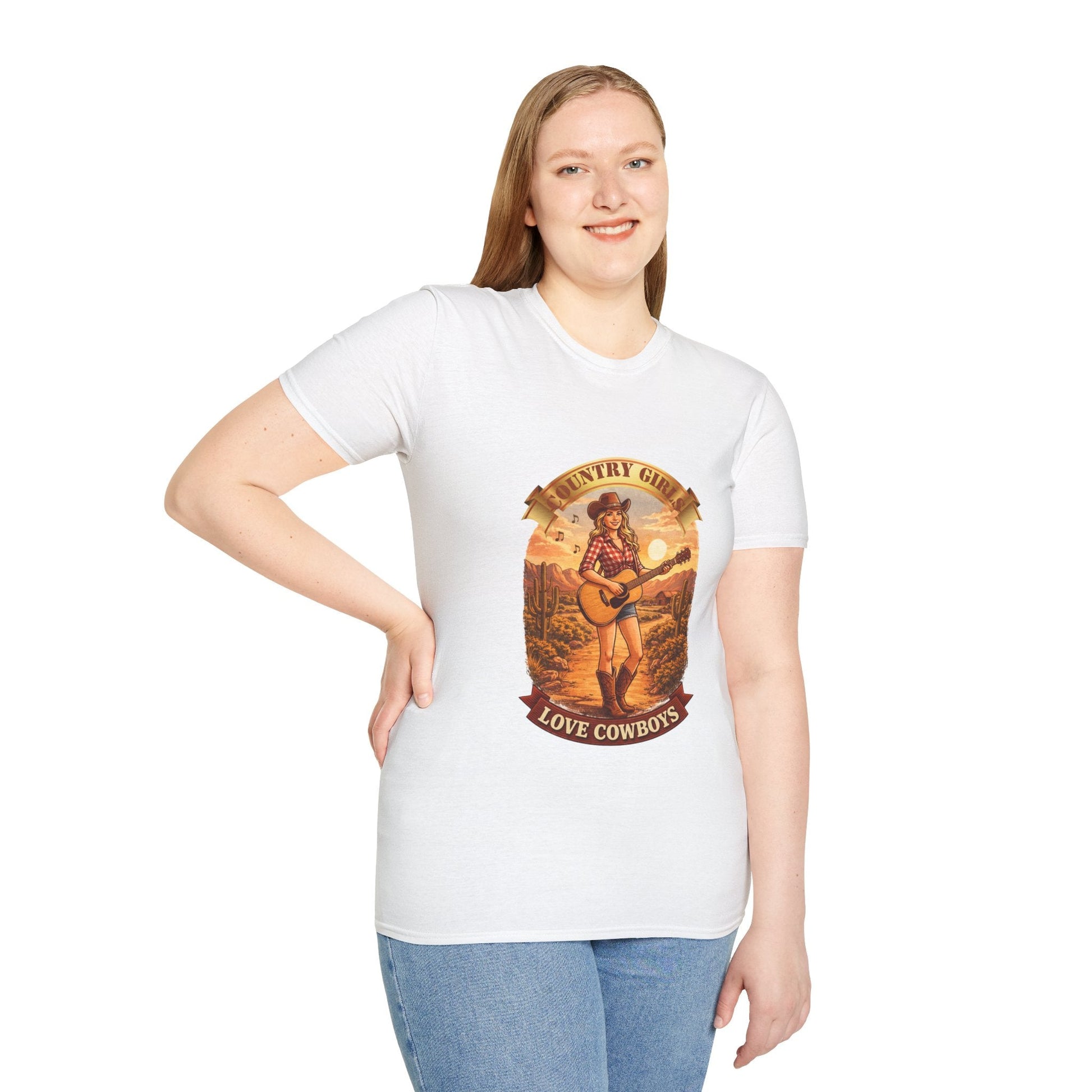 Country Girls Love Cowboys T-Shirt - SJM Print Store
