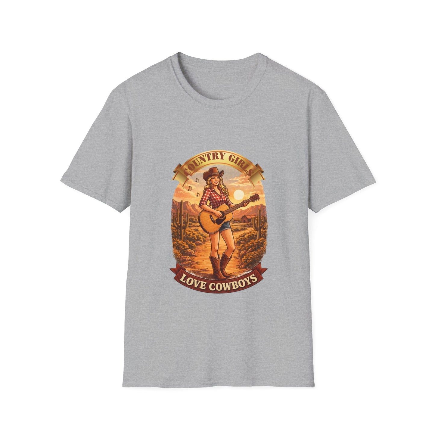 Country Girls Love Cowboys T-Shirt - SJM Print Store