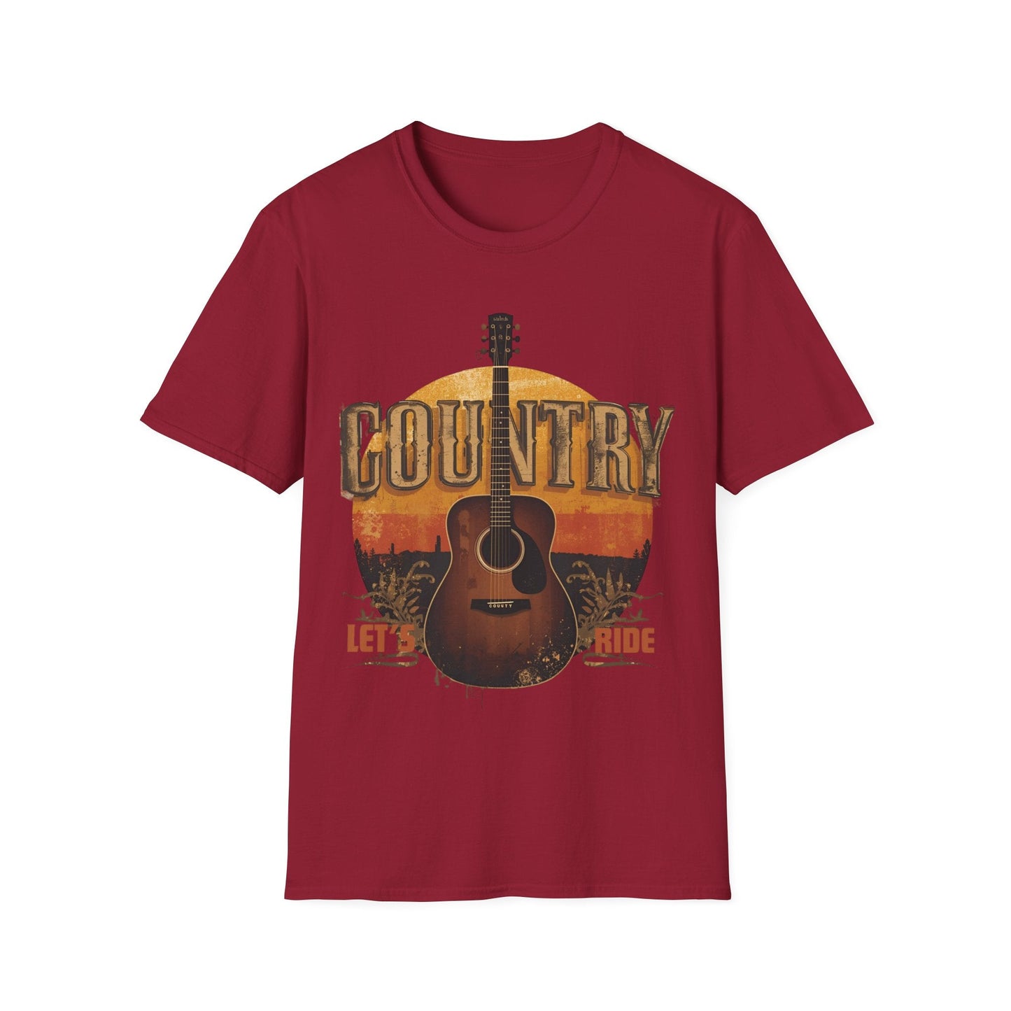 Country Music Let's Ride Graphic Tee, - SJM Print Store