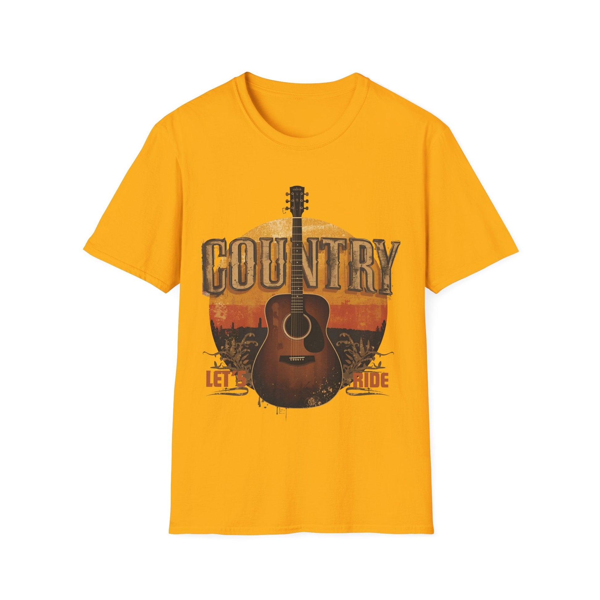 Country Music Let's Ride Graphic Tee, - SJM Print Store