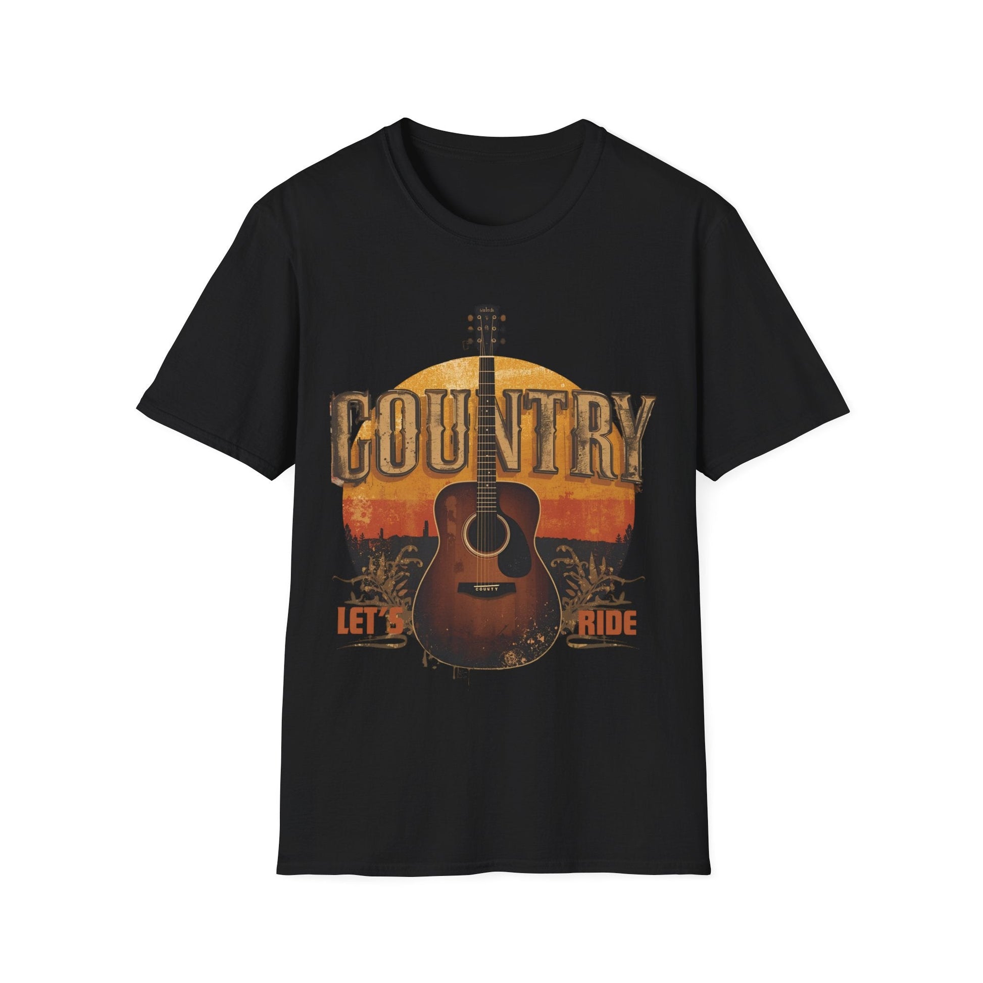 Country Music Let's Ride Graphic Tee, - SJM Print Store