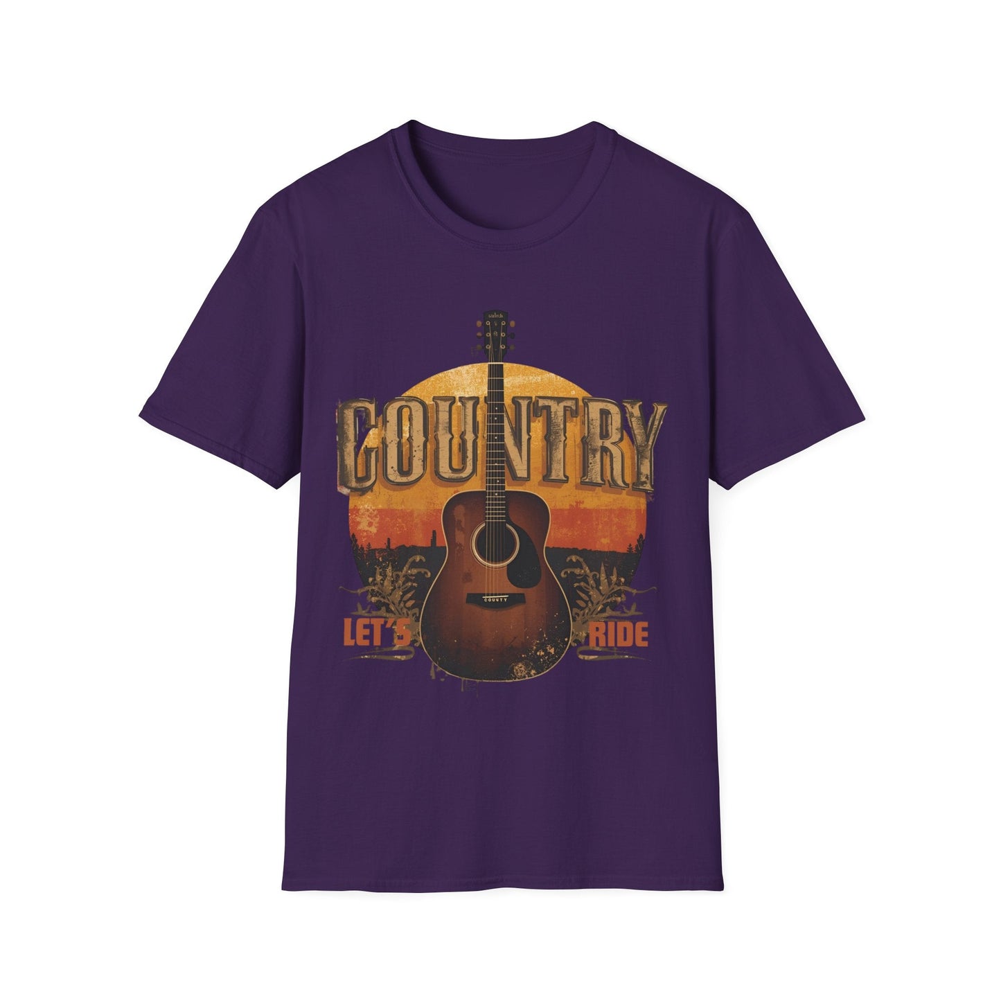 Country Music Let's Ride Graphic Tee, - SJM Print Store