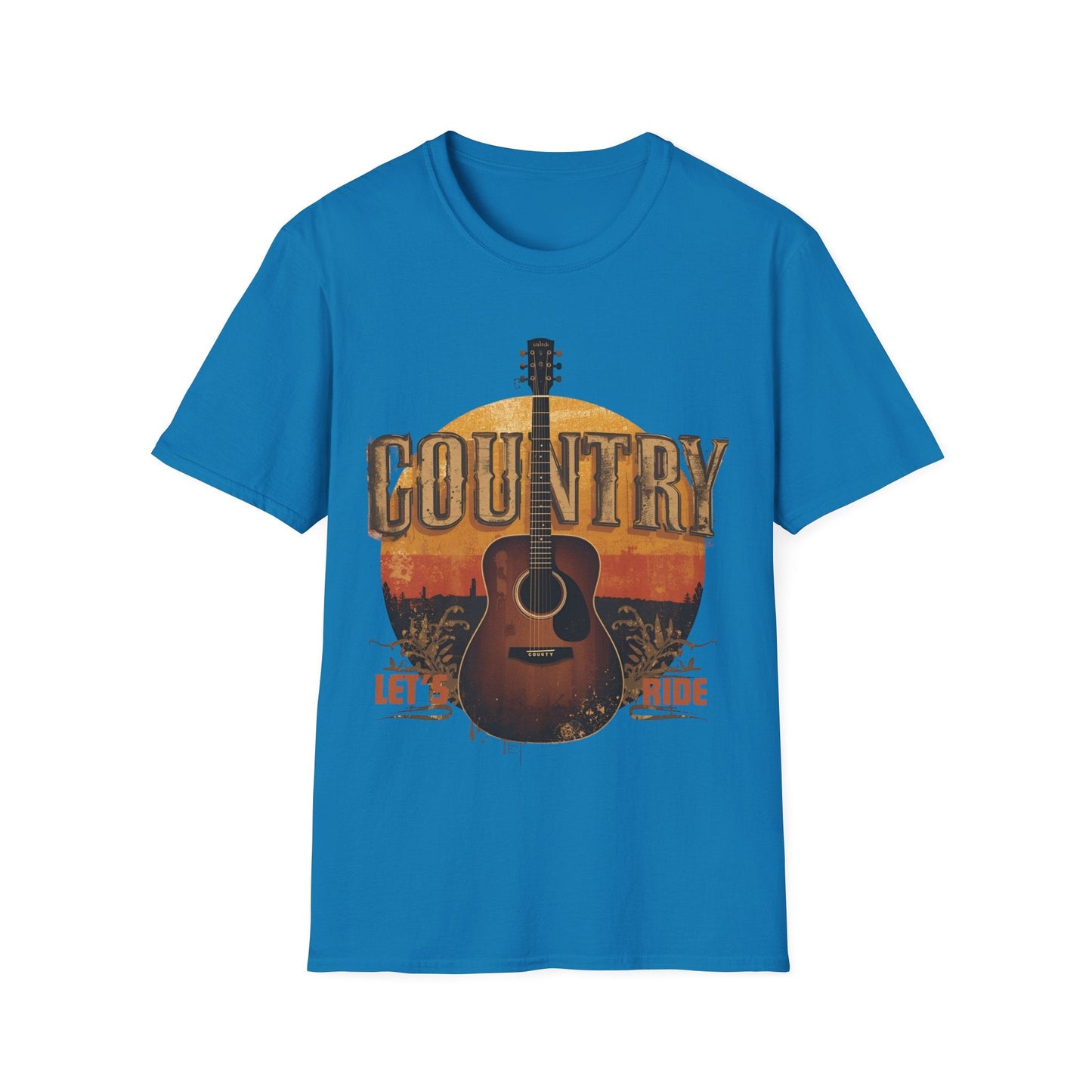 Country Music Let's Ride Graphic Tee, - SJM Print Store
