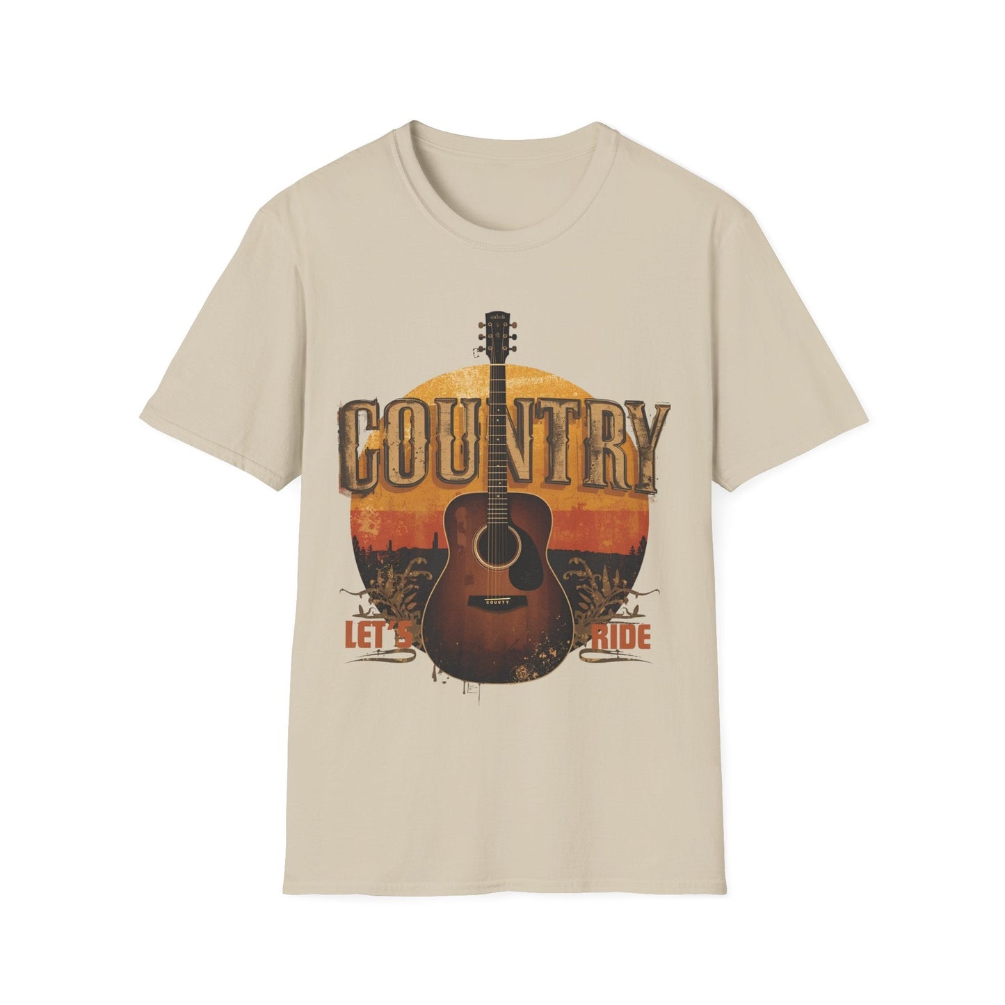 Country Music Let's Ride Graphic Tee, - SJM Print Store