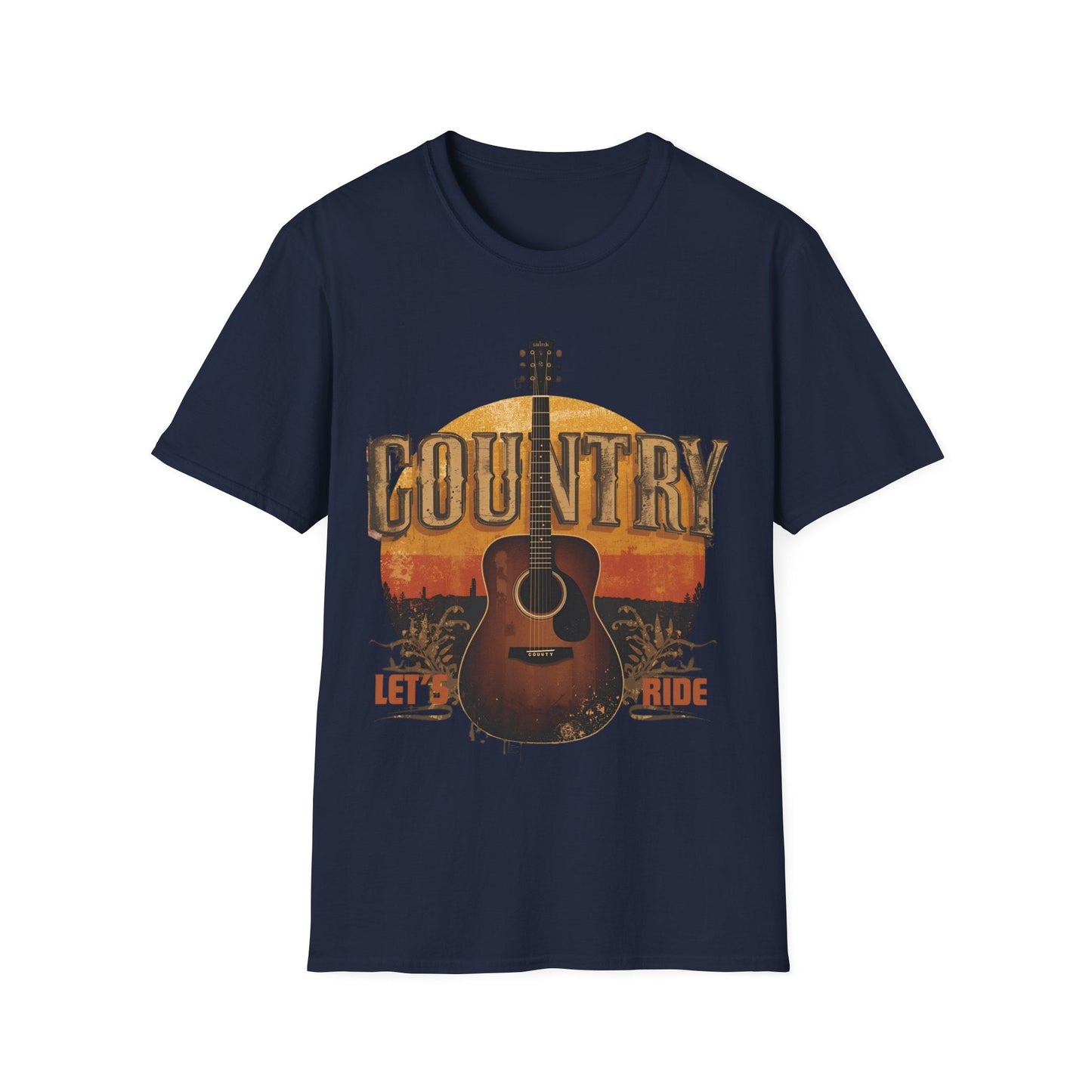 Country Music Let's Ride Graphic Tee, - SJM Print Store