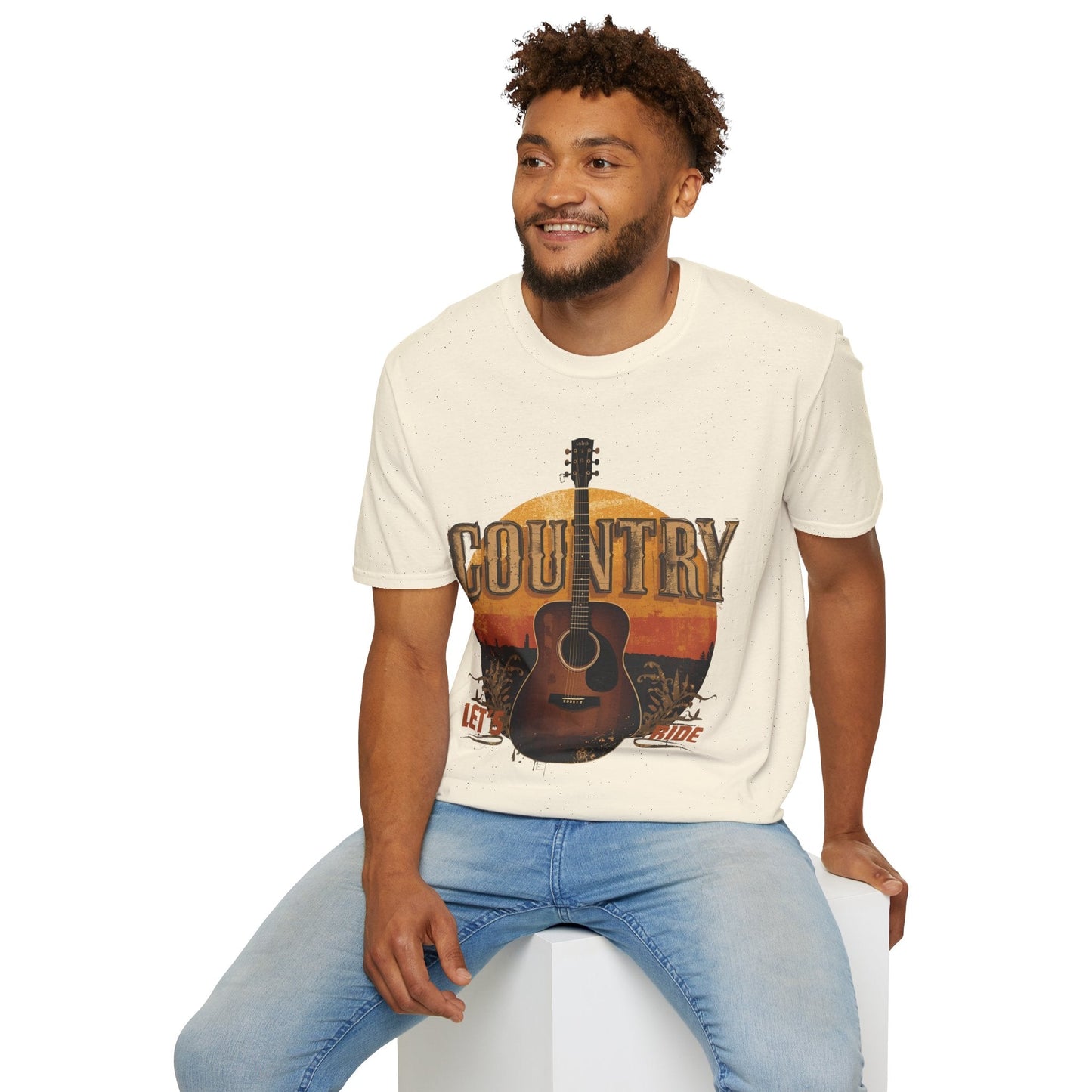 Country Music Let's Ride Graphic Tee, - SJM Print Store
