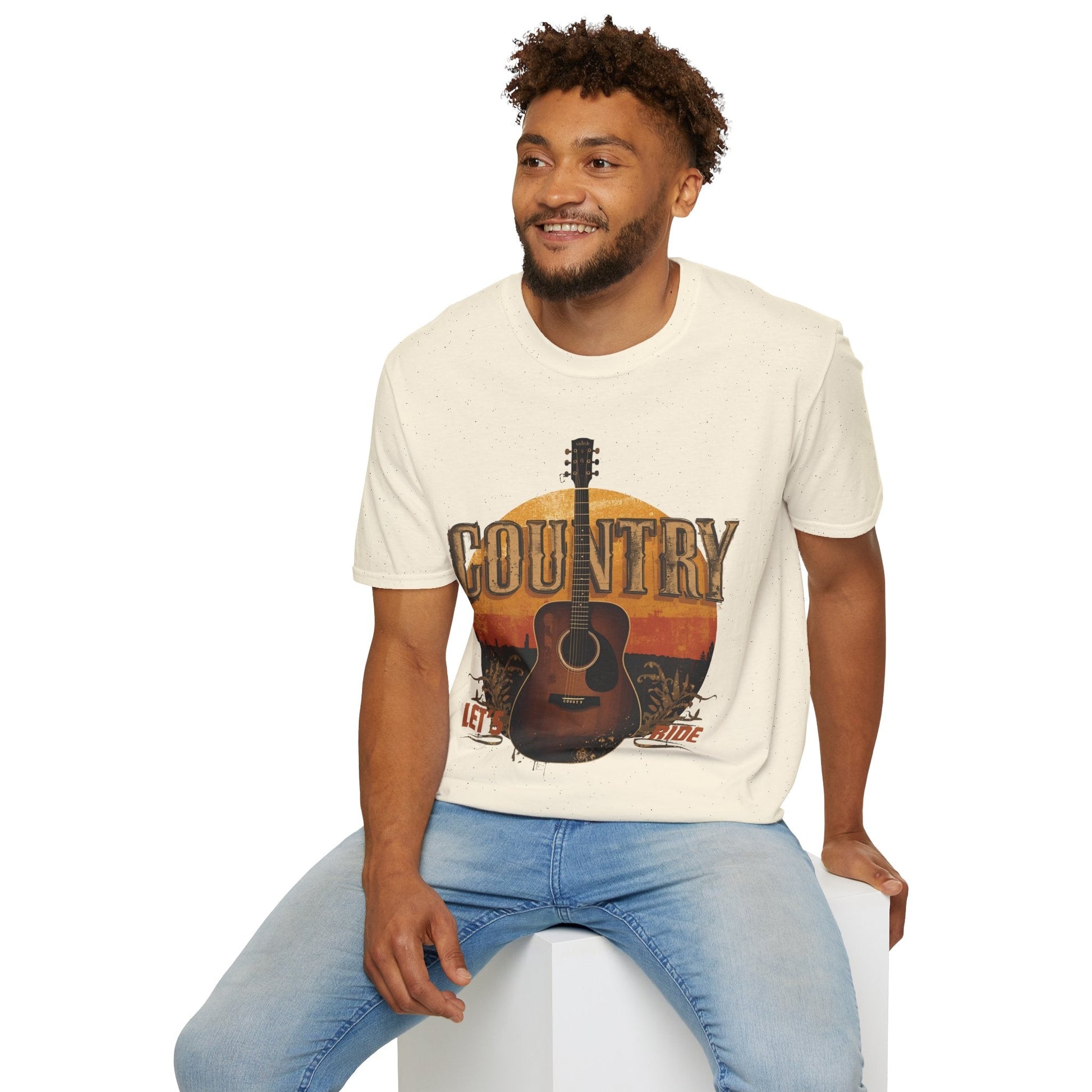 Country Music Let's Ride Graphic Tee, - SJM Print Store