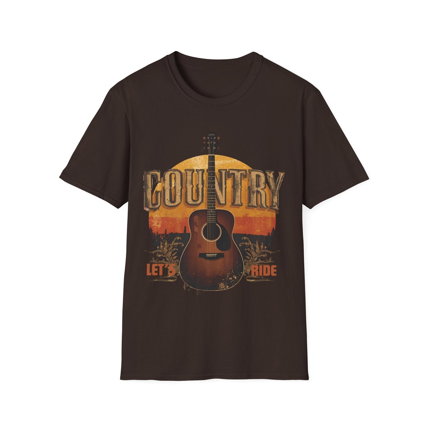 Country Music Let's Ride Graphic Tee, - SJM Print Store