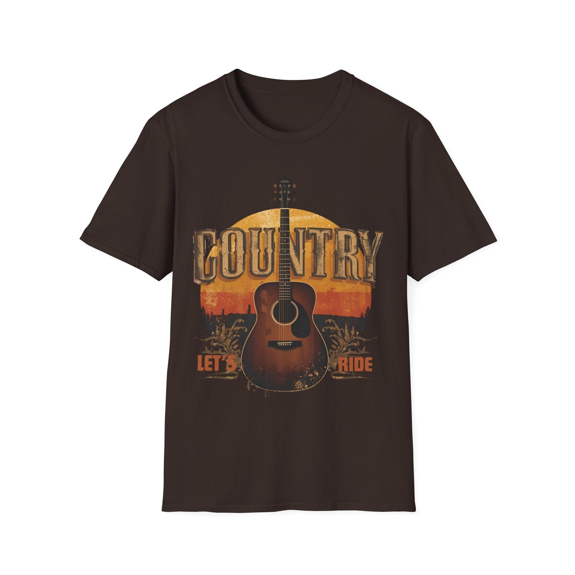 Country Music Let's Ride Graphic Tee, - SJM Print Store