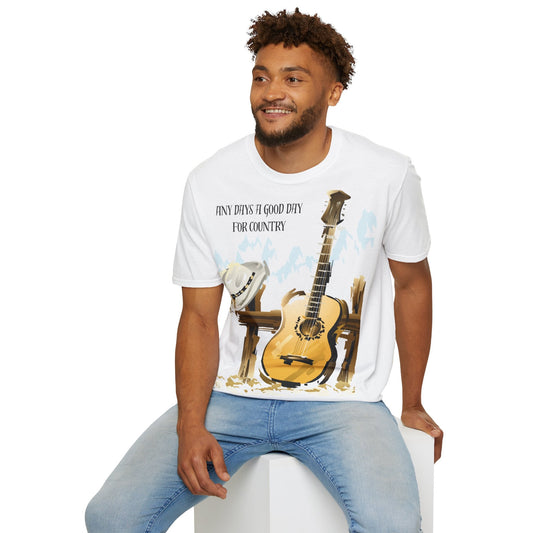Country Music Lover's T-Shirt, Unisex Softstyle Tee - SJM Print Store