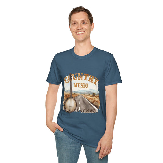 Country Music T-Shirt, Unisex Southern Tee - SJM Print Store