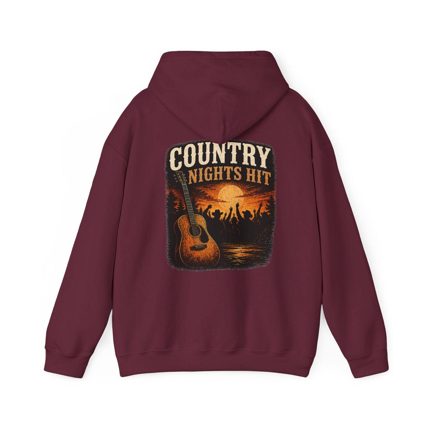 Country Nights Hit Hoodie - SJM Print Store