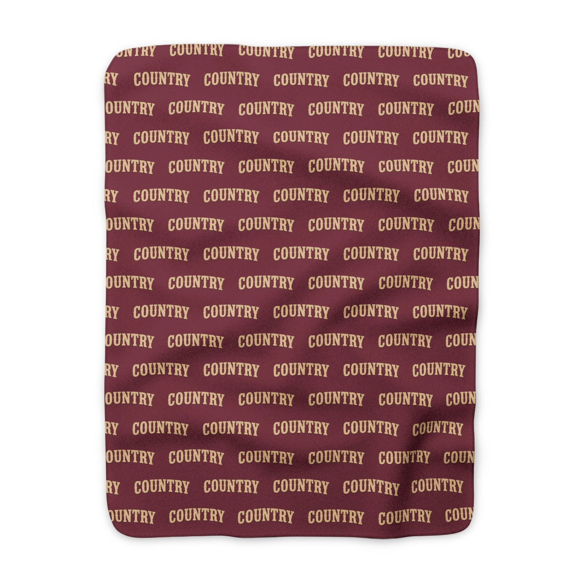 Country Pattern Sherpa Blanket - SJM Print Store