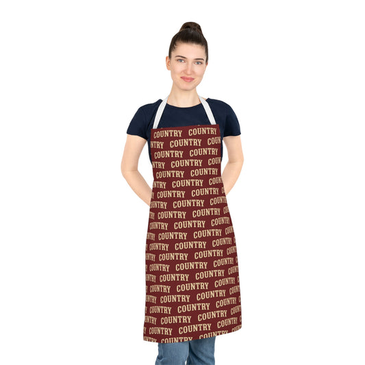 Country Repeat Pattern Apron - SJM Print Store